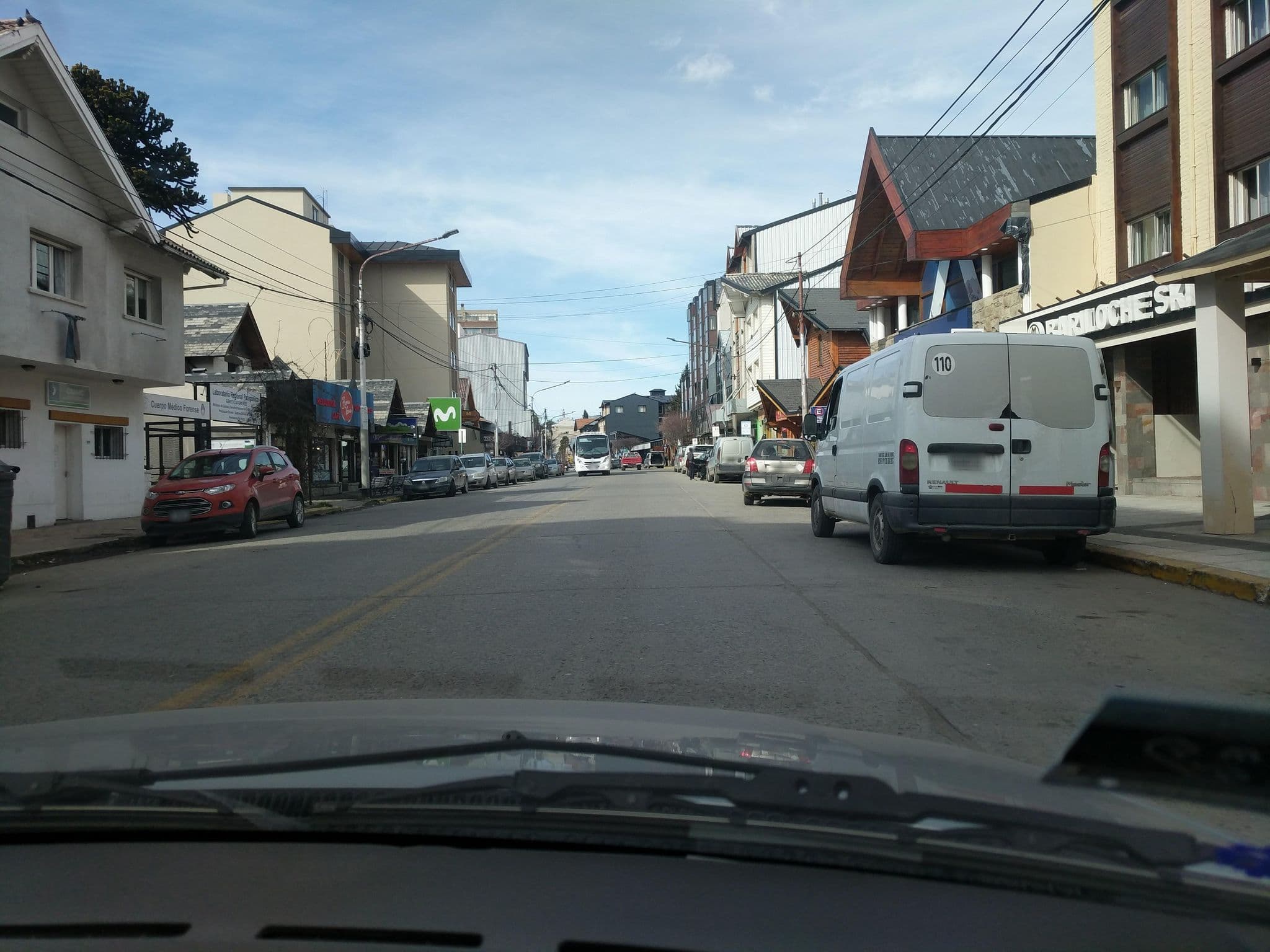 Street view near Bariloche Ski Hotel, San Carlos de Bariloche
