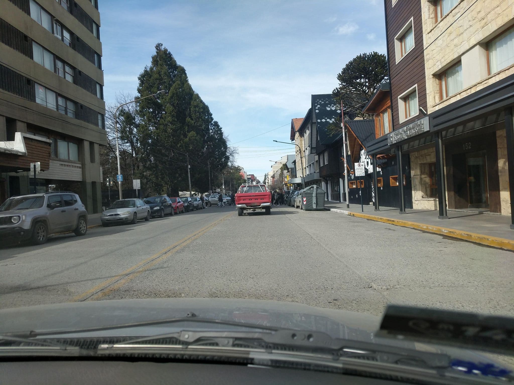Street view near Hotel Navegantes III, San Carlos de Bariloche