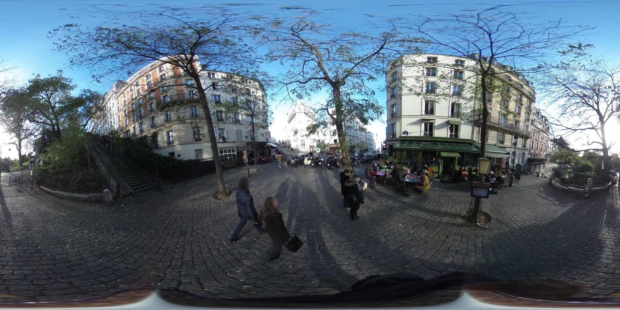 Street view near Montmartre mon Amour, Paris 18 Buttes-Montmartre — © overflorian (CC BY-SA · Mapillary)