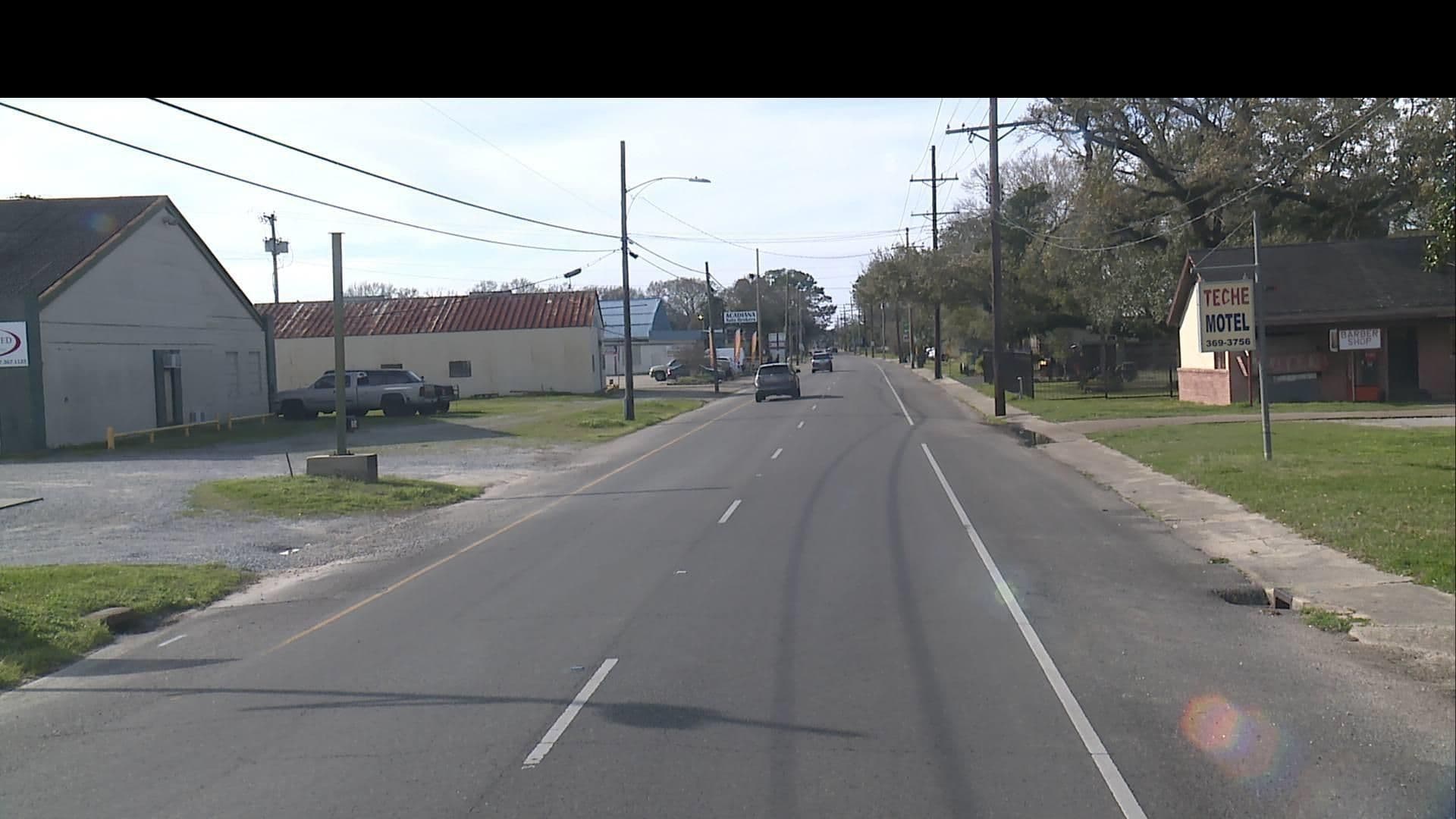 Street view near Teche Motel, New Iberia — © WR2_2023 (CC BY-SA · Mapillary)