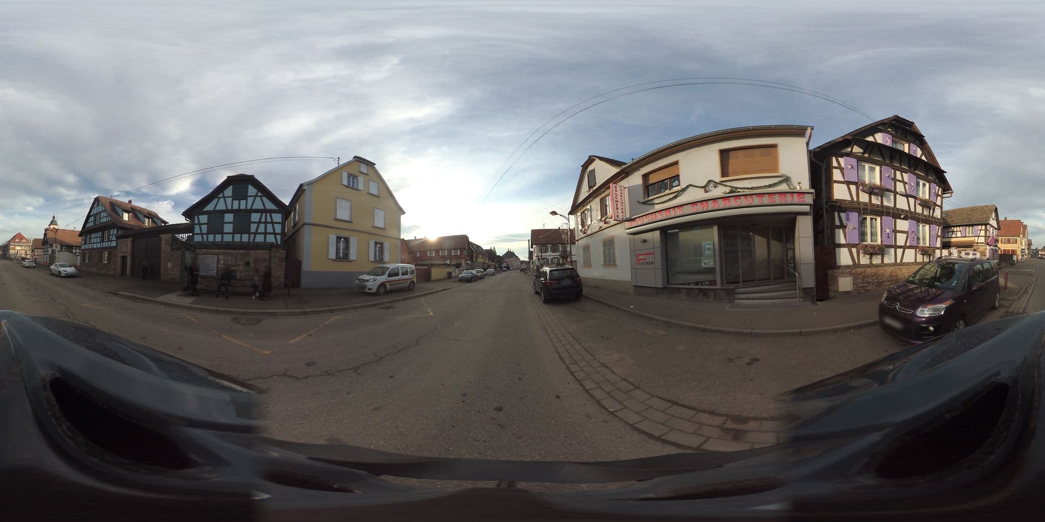 Street view near A l'Arc en Ciel, Blaesheim — © franckbbs (CC BY-SA · Mapillary)