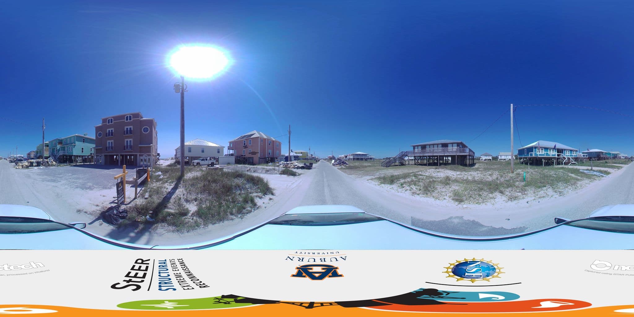 Street view near Beach Estate, Dauphin Island — © steer360network (CC BY-SA · Mapillary)