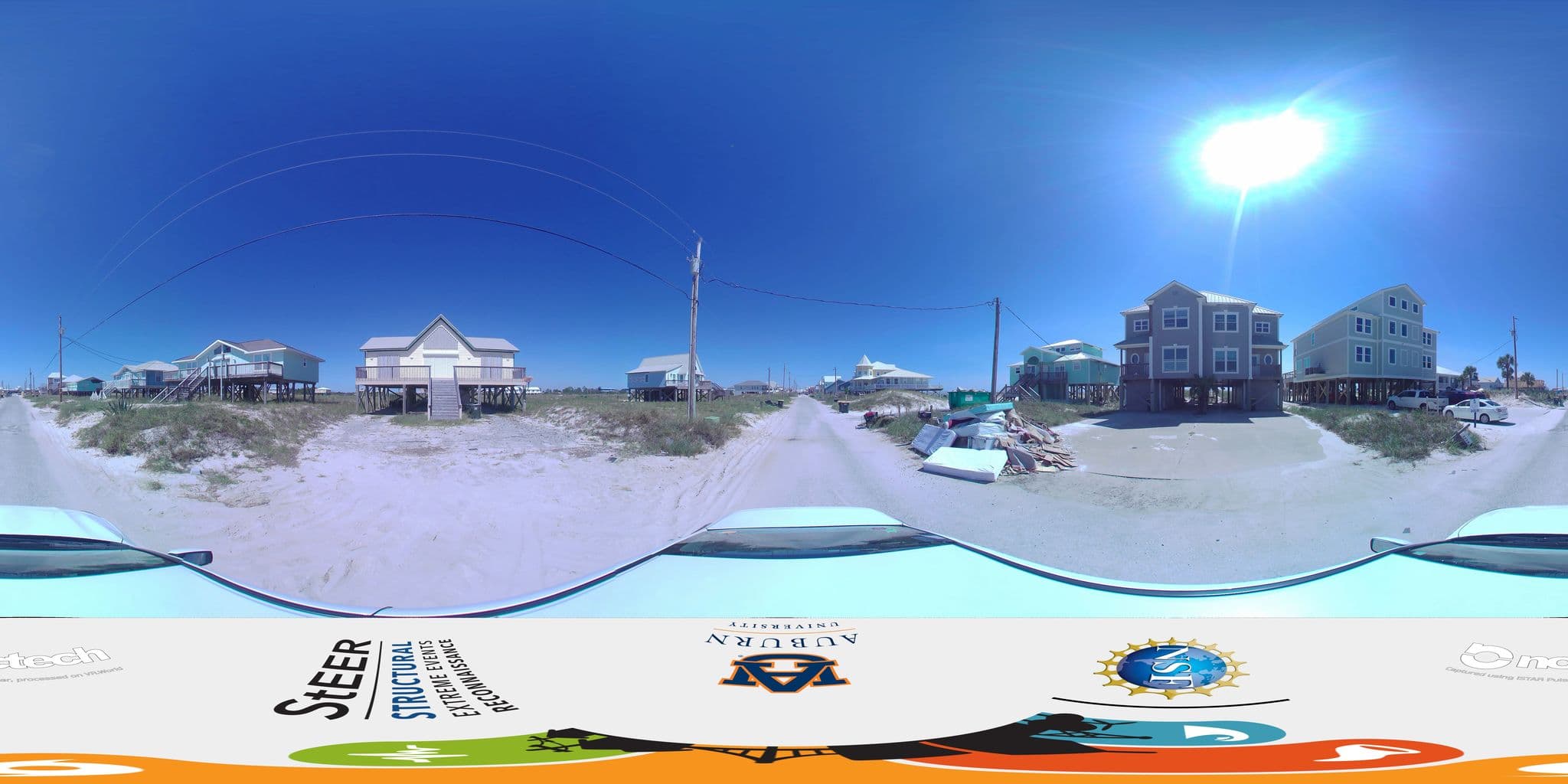 Street view near Tranquility East Beach House, Dauphin Island — © steer360network (CC BY-SA · Mapillary)