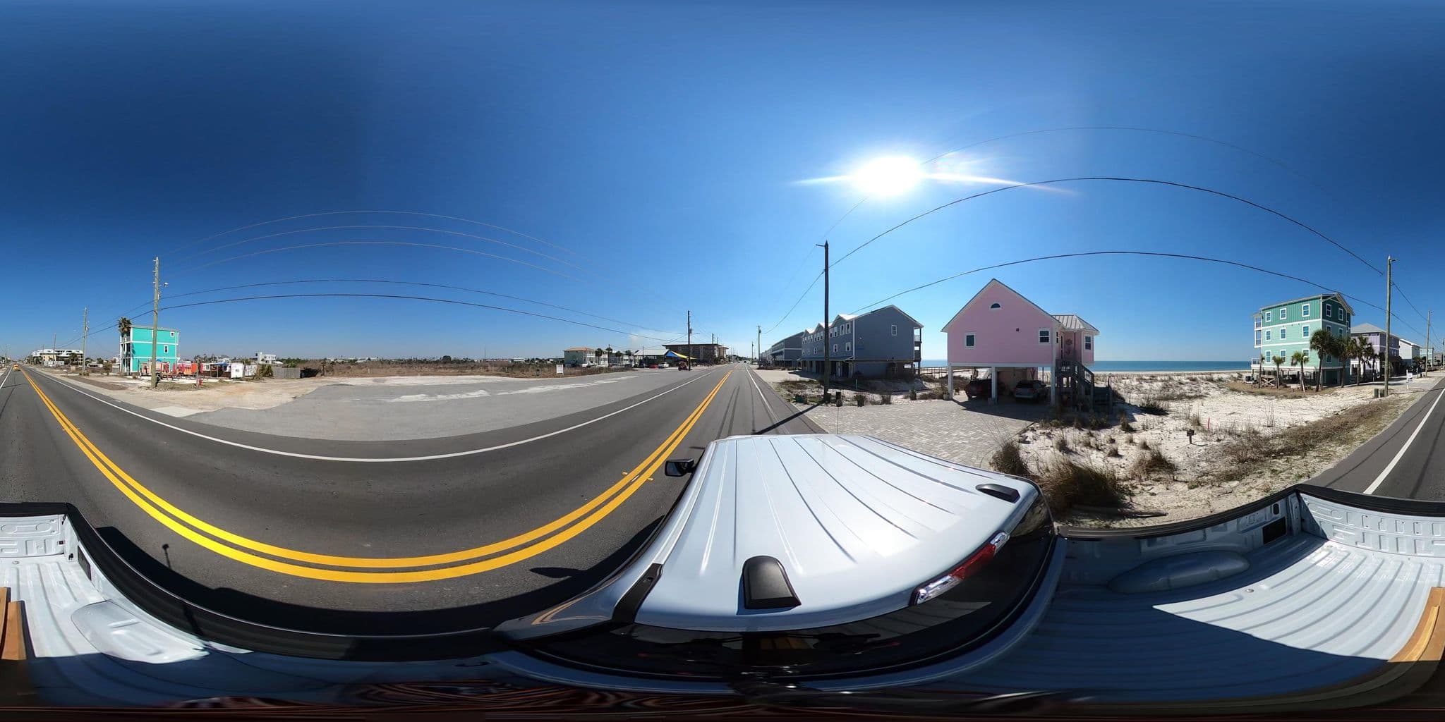 Street view near Buena Vista Motel, Mexico Beach — © bchamberlain (CC BY-SA · Mapillary)