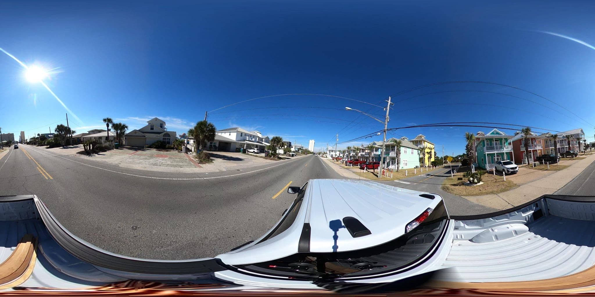 Street view near Summer Towne Cottages, Panama City Beach — © bchamberlain (CC BY-SA · Mapillary)