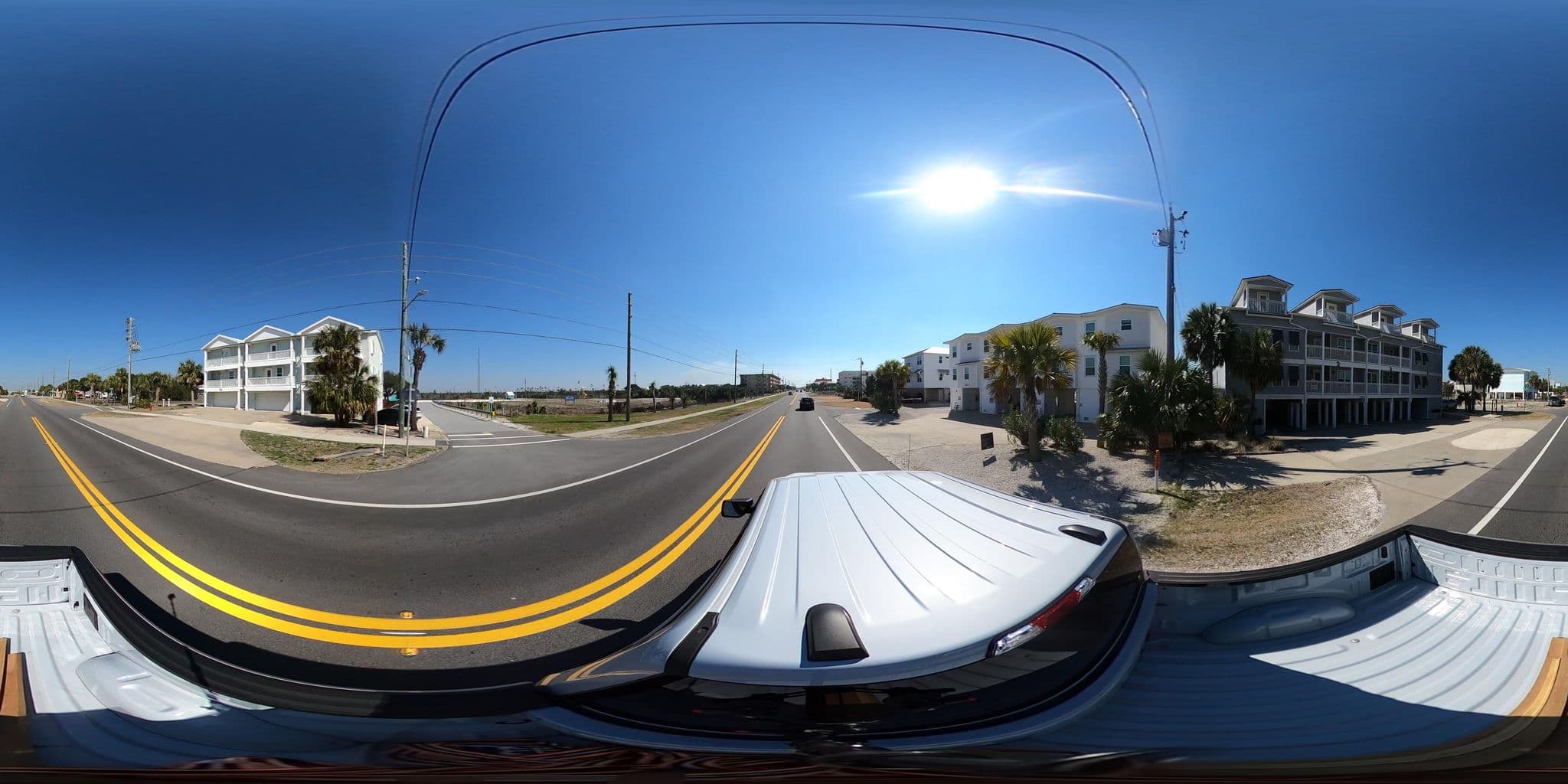 Street view near Beach Bums, Mexico Beach — © bchamberlain (CC BY-SA · Mapillary)