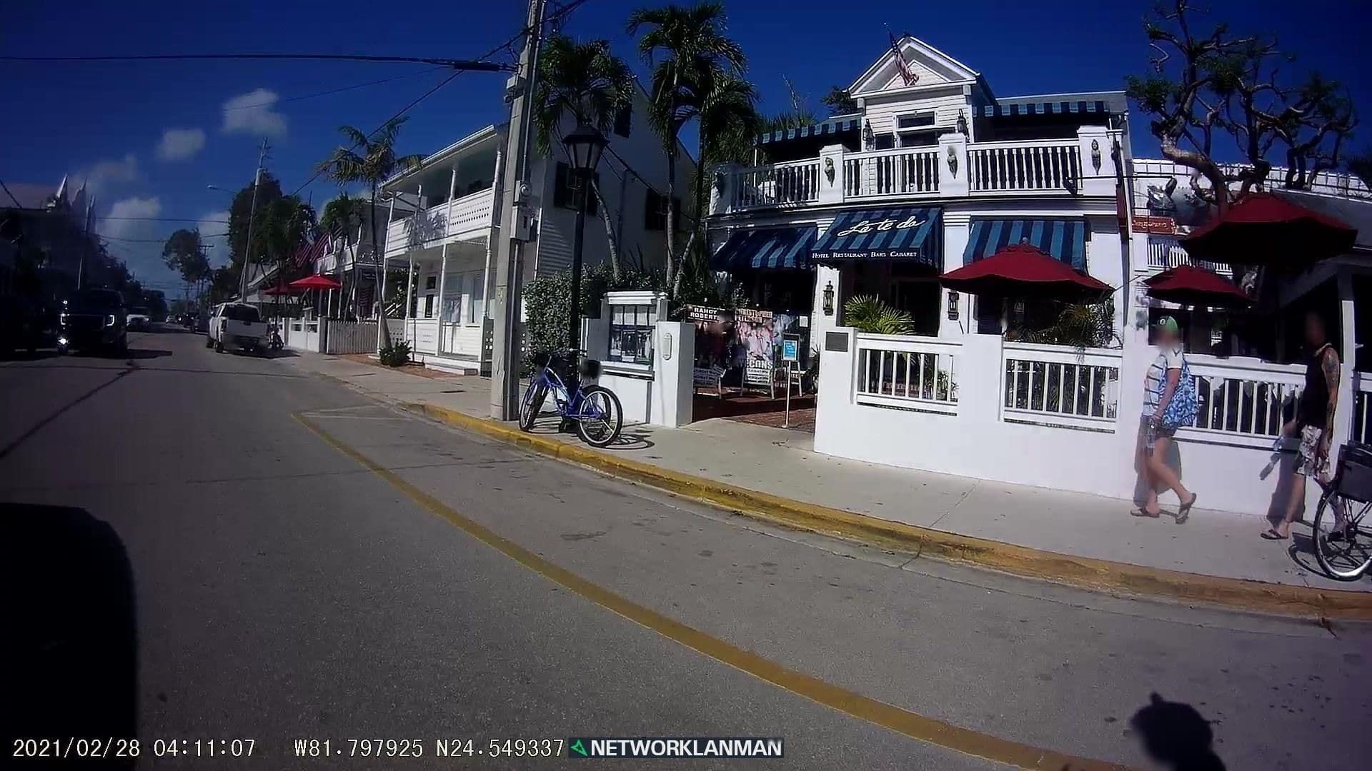 Street view near La Te Da, Key West — © networklanman (CC BY-SA · Mapillary)