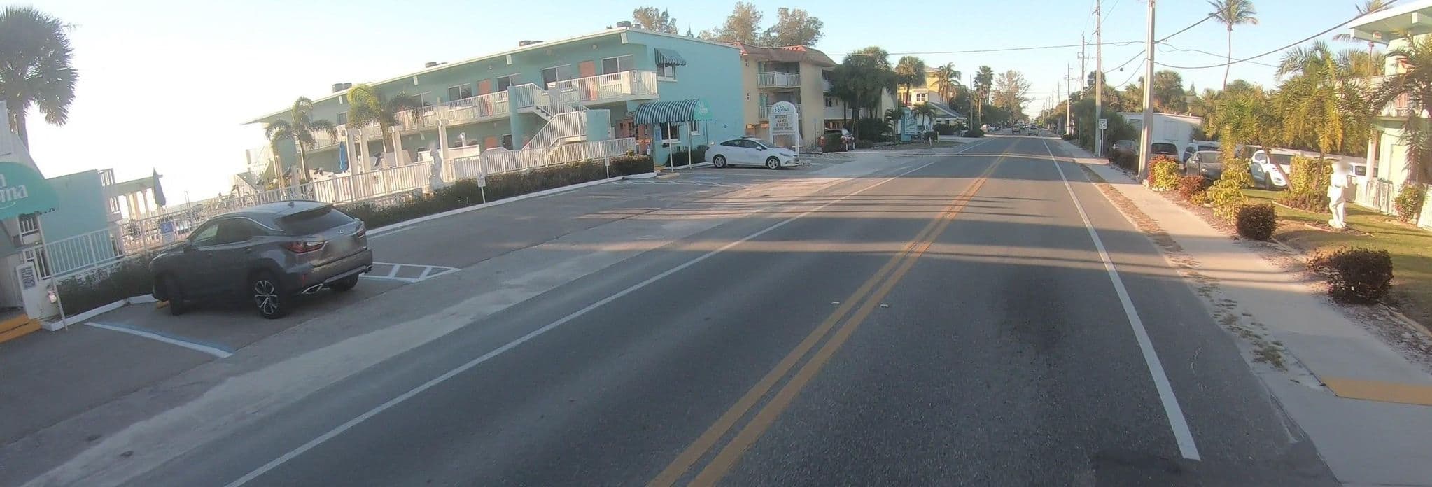 Street view near Sun Isle Resort, Bradenton Beach — © networklanman (CC BY-SA · Mapillary)