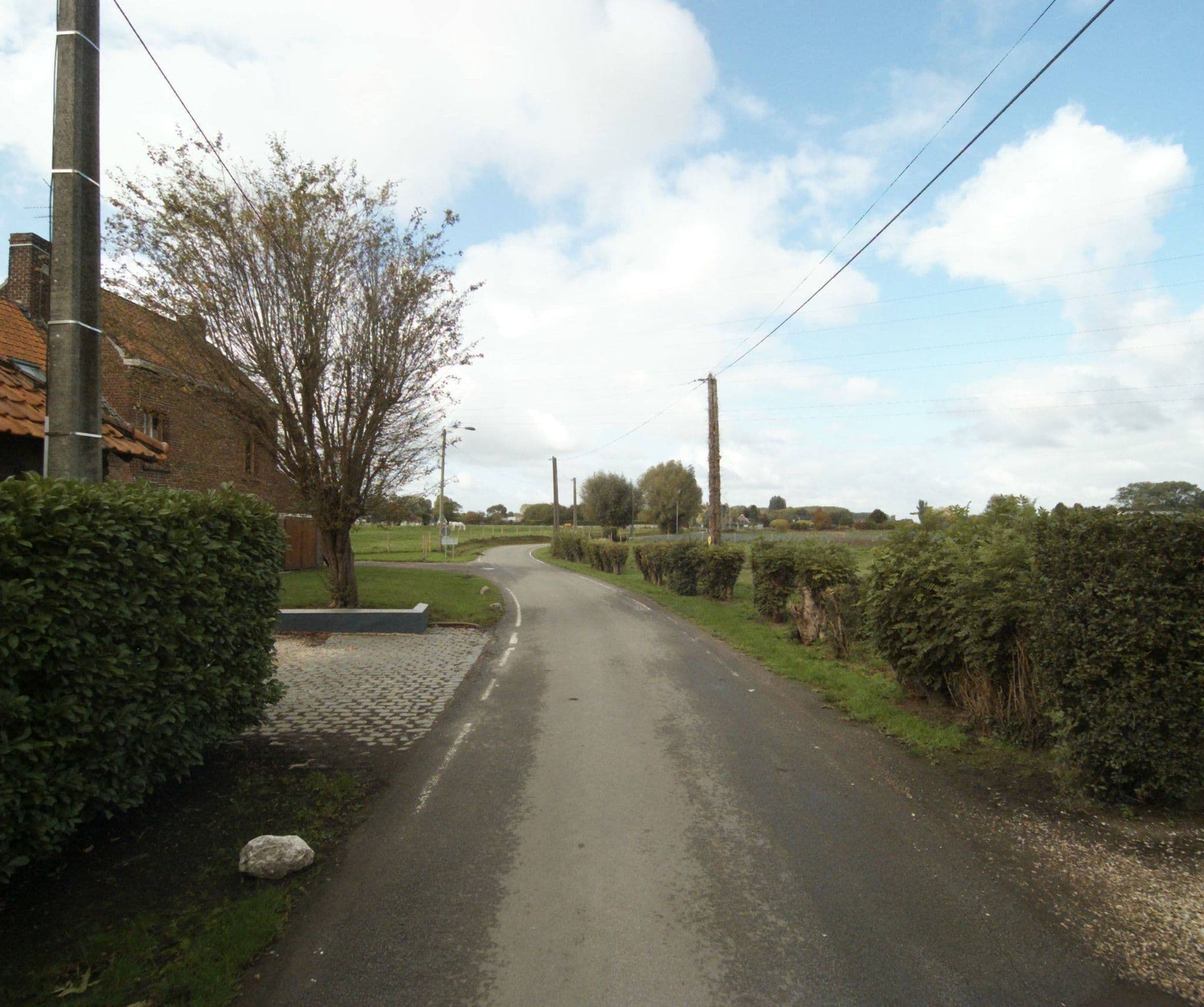 Street view near Ferme de la Forterie, Verlinghem — © melimmergis (CC BY-SA · Mapillary)