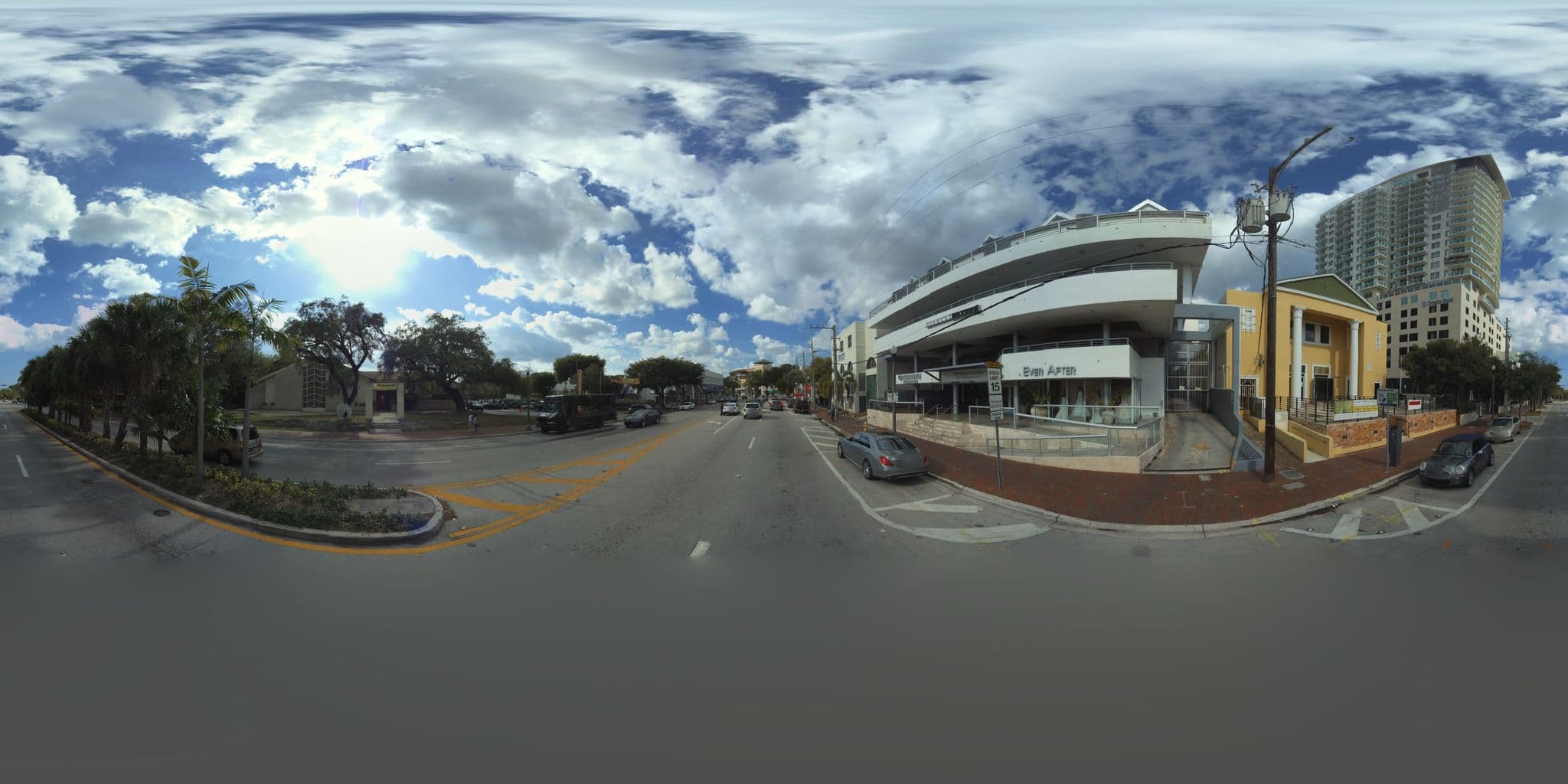 Street view near Aloft Miami Airport Hotel, Coconut Grove — © microsoft (CC BY-SA · Mapillary)