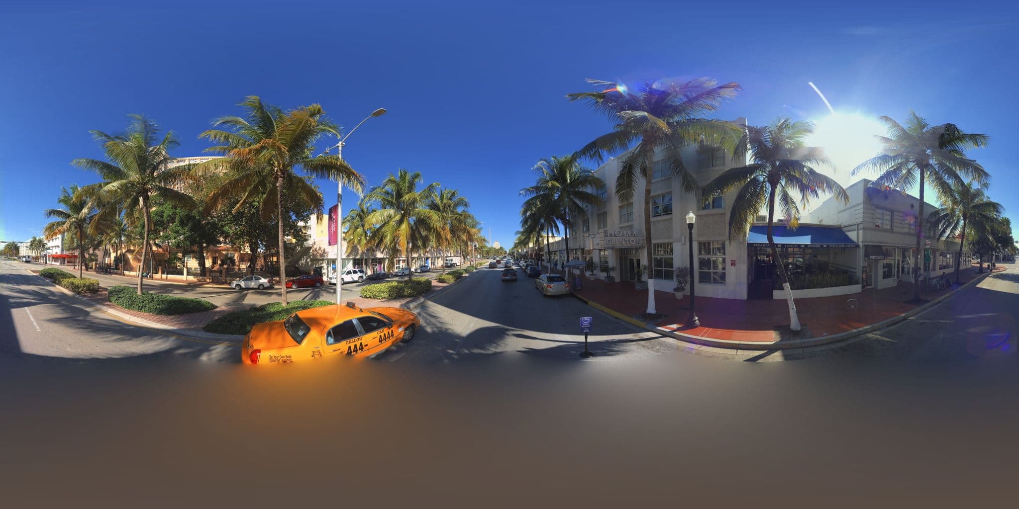 Street view near Clinton Hotel, Miami Beach — © microsoft (CC BY-SA · Mapillary)