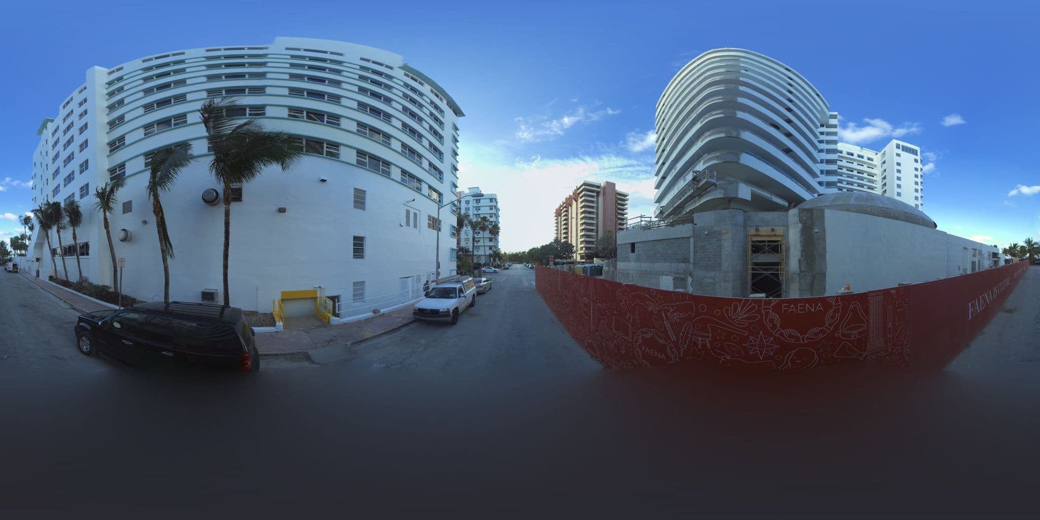 Street view near Fountainebleau, Miami Beach — © microsoft (CC BY-SA · Mapillary)