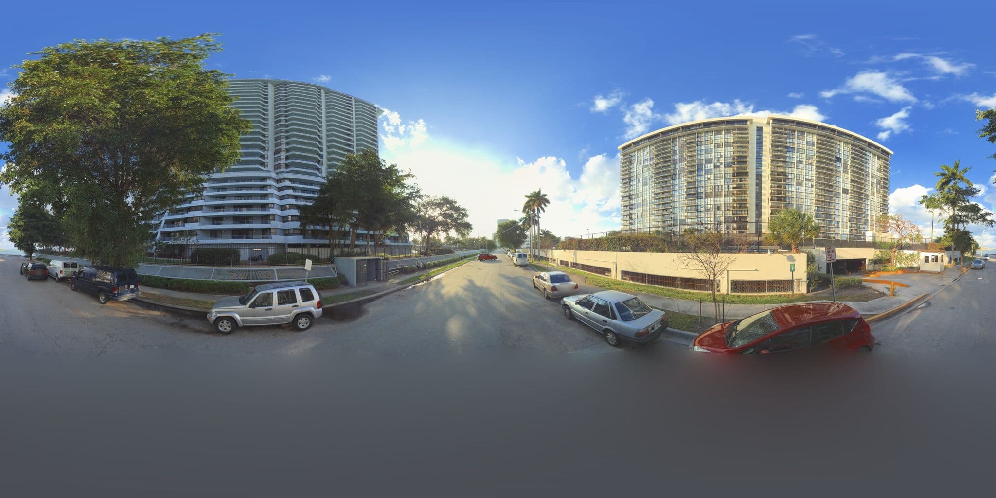 Street view near Bayside Pool @ Hamilton on the Bay, Allapattah — © microsoft (CC BY-SA · Mapillary)