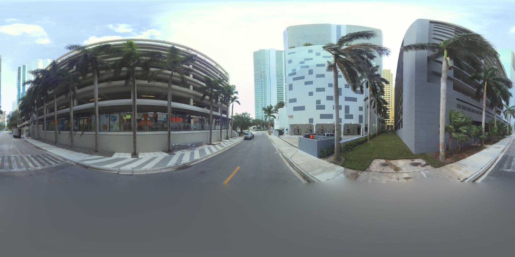 Street view near Conrad Miami Hotel Pool, Miami — © microsoft (CC BY-SA · Mapillary)