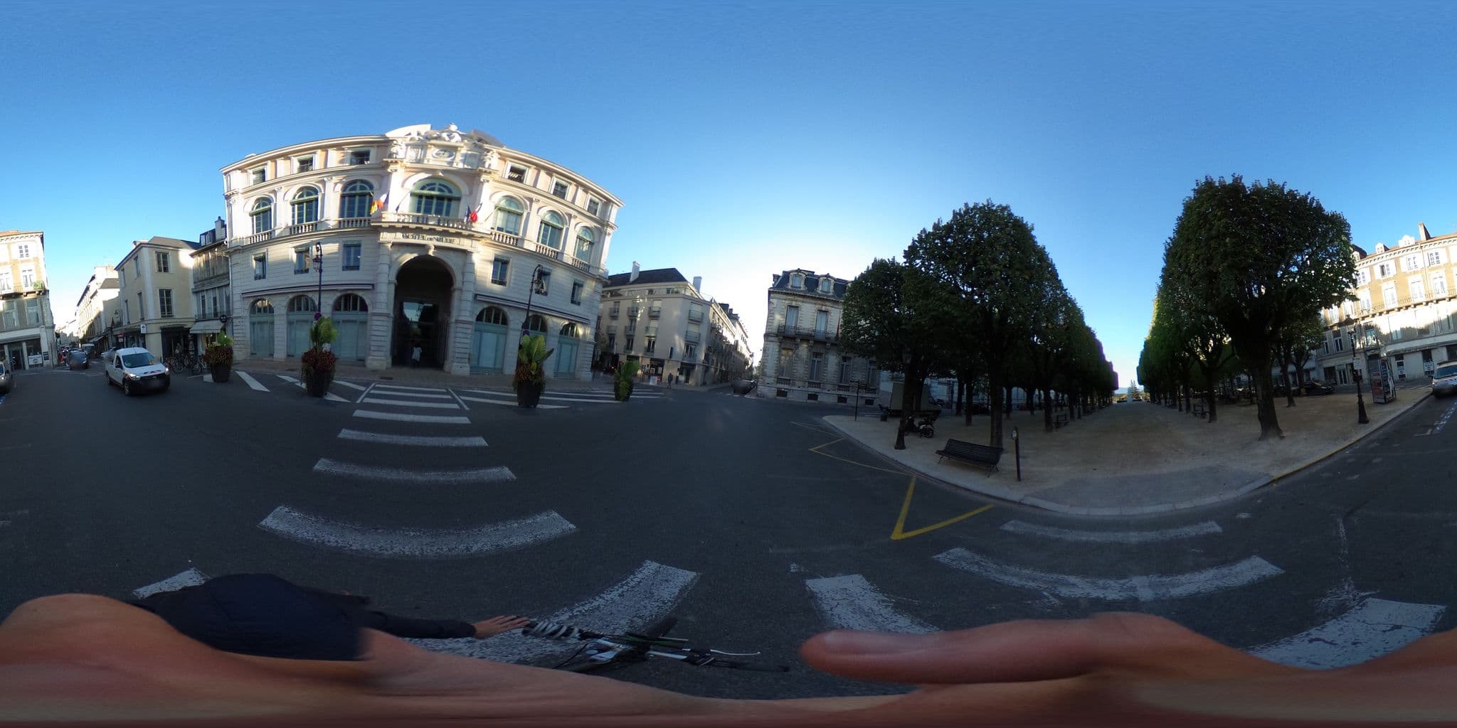 Street view near Hôtel Le Roncevaux, Gelos — © c64 (CC BY-SA · Mapillary)