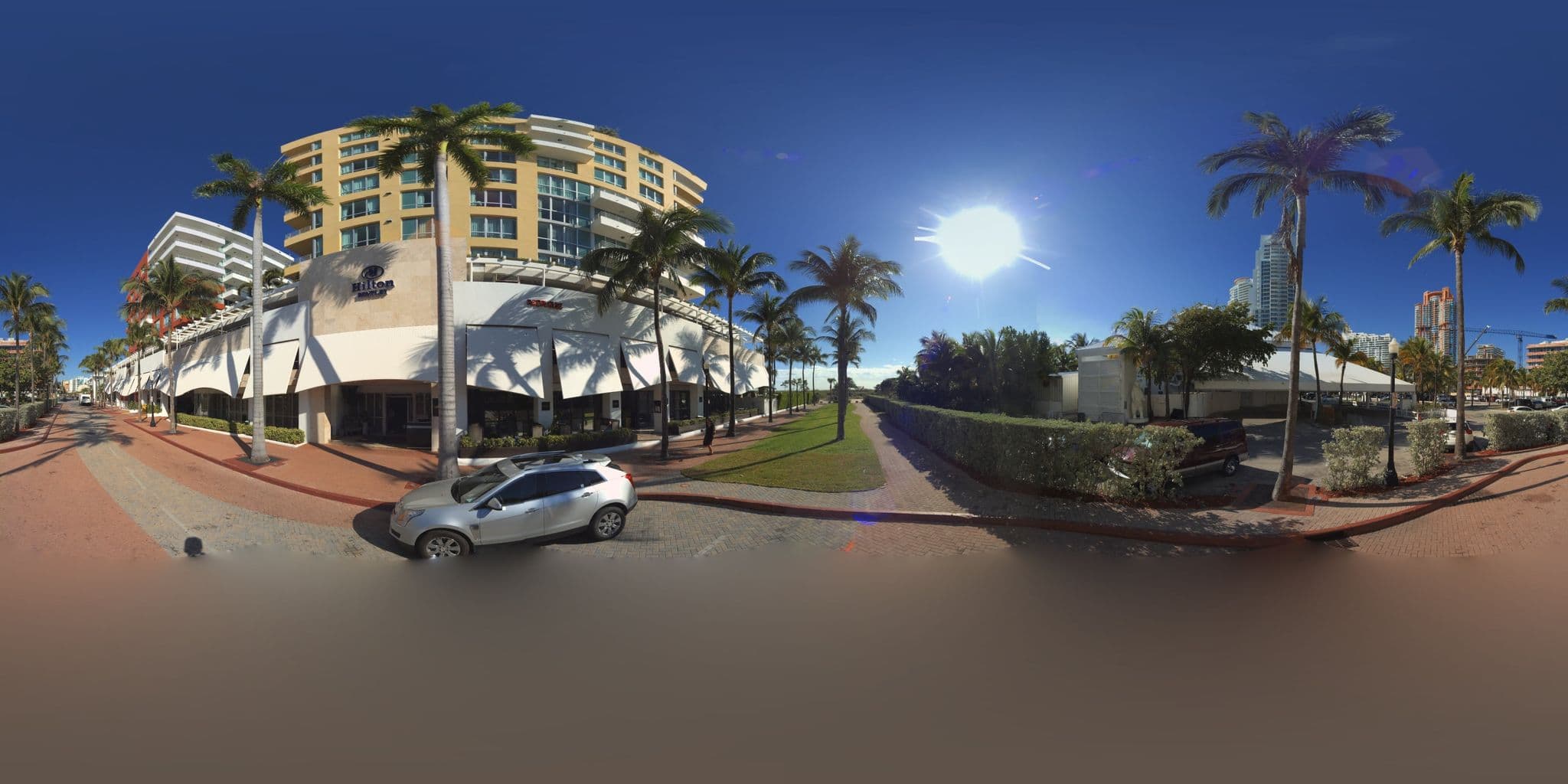 Street view near Poolside at Hilton Bentley, Miami Beach — © microsoft (CC BY-SA · Mapillary)