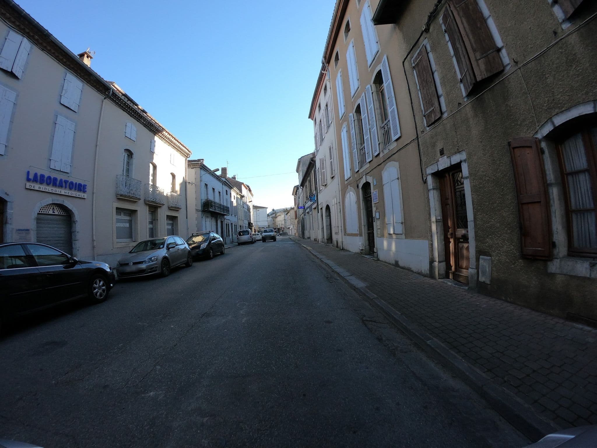 Street view near L'Enclos des Jacobins, Saint-Girons — © joostjakob (CC BY-SA · Mapillary)