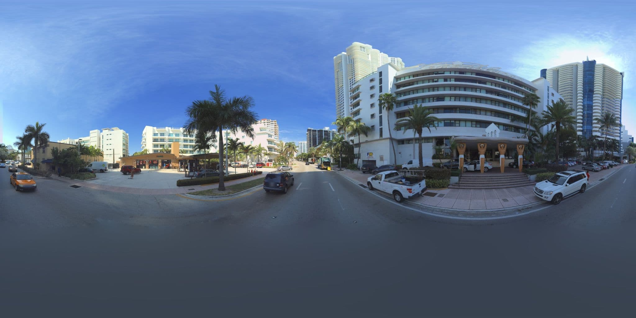 Street view near Miami Beach Suncoast Apartment I - Balcony Front Beach, Isle of Normandy — © microsoft (CC BY-SA · Mapillary)