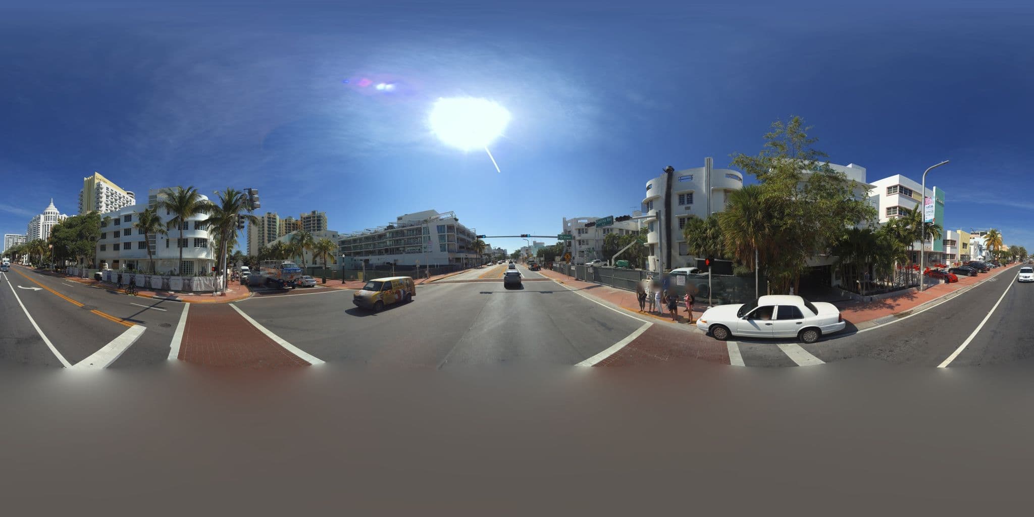 Street view near Hotel Eva, Miami Beach — © microsoft (CC BY-SA · Mapillary)