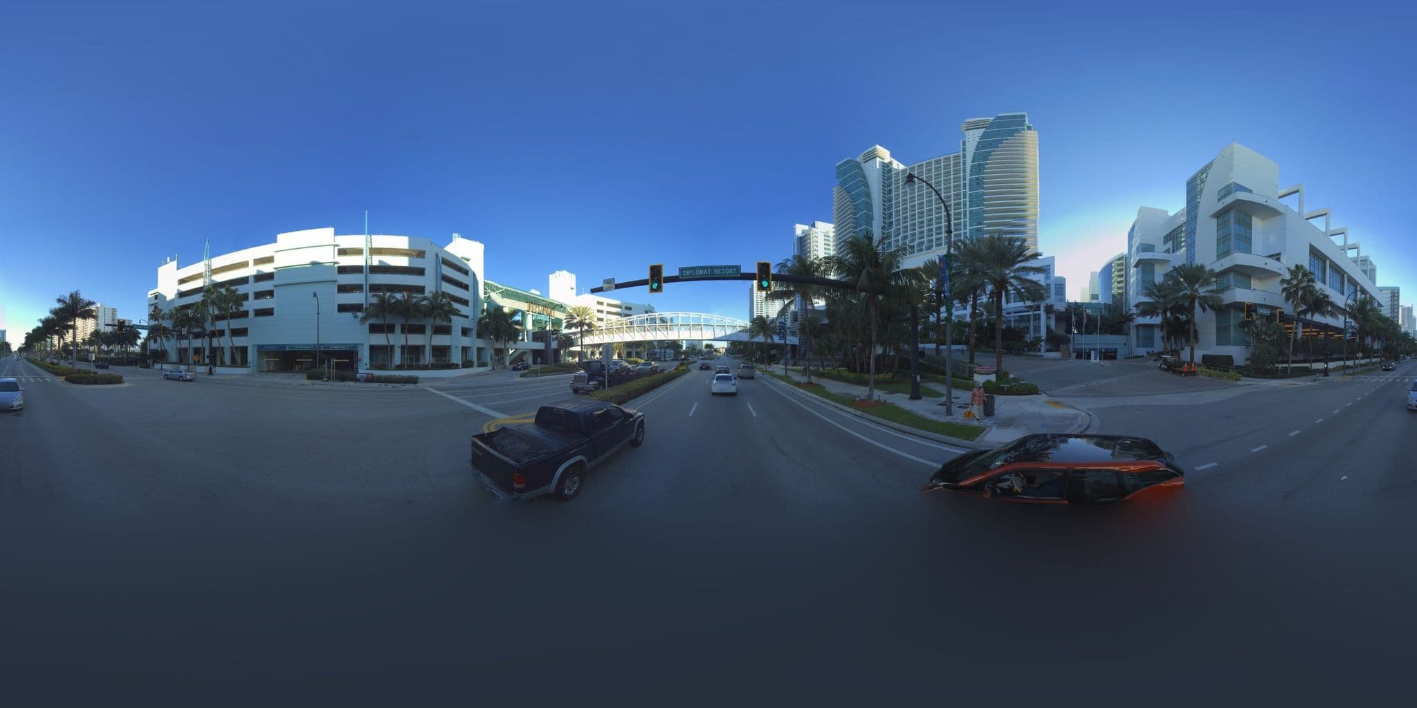 Street view near Westin Diplomat Atlantic Ballroom, Hallandale Beach — © microsoft (CC BY-SA · Mapillary)
