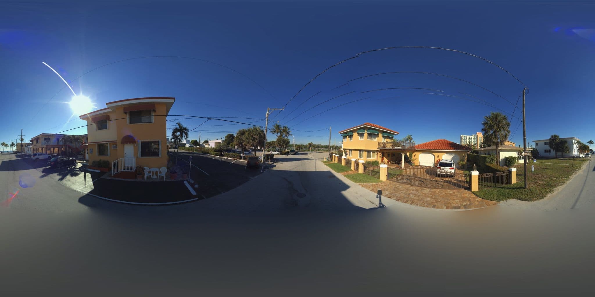 Street view near Nevada beach hotel, Dania Beach — © microsoft (CC BY-SA · Mapillary)