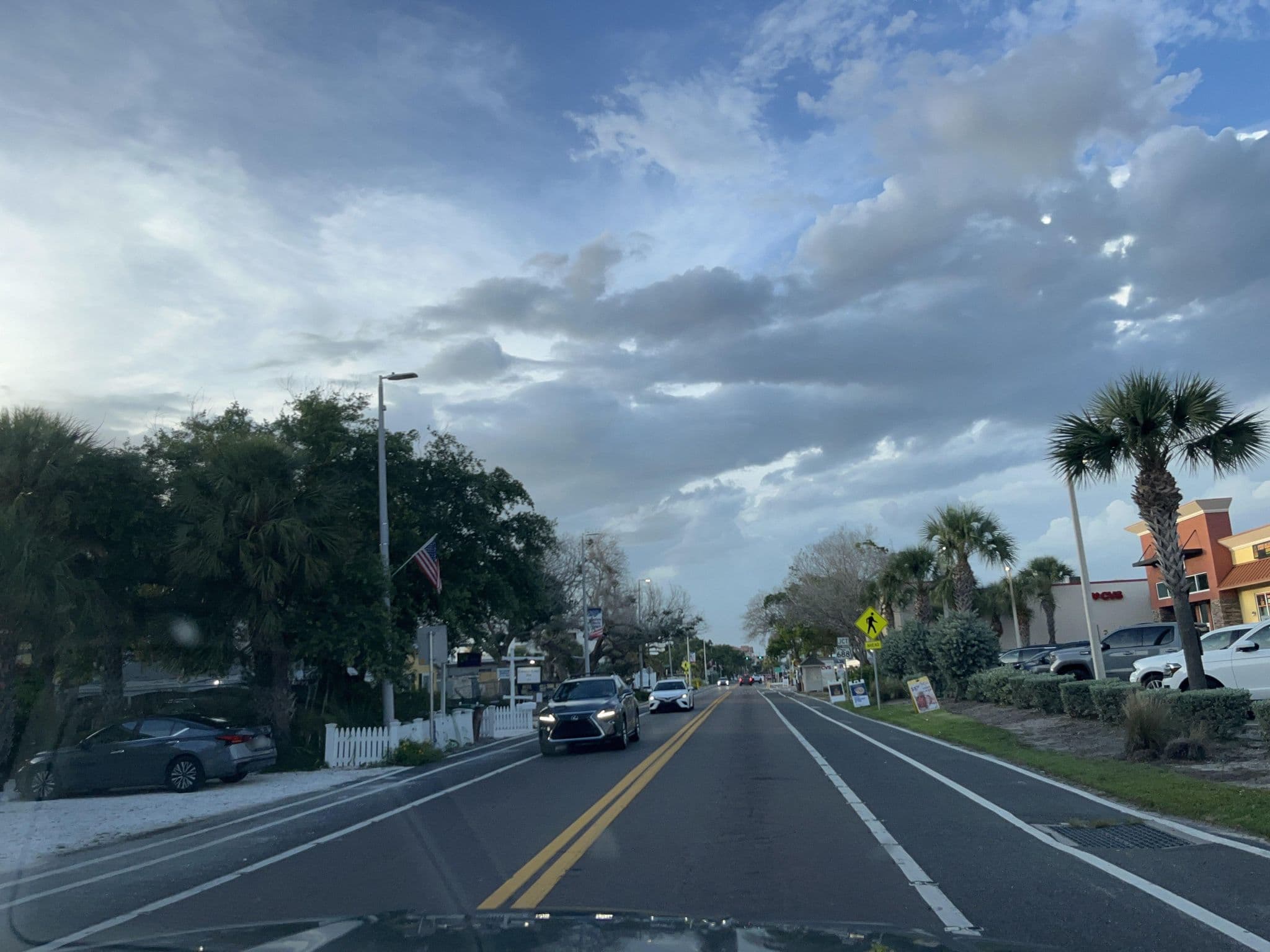 Street view near Sandy Shores, Indian Rocks Beach — © DriveWithHoang (CC BY-SA · Mapillary)