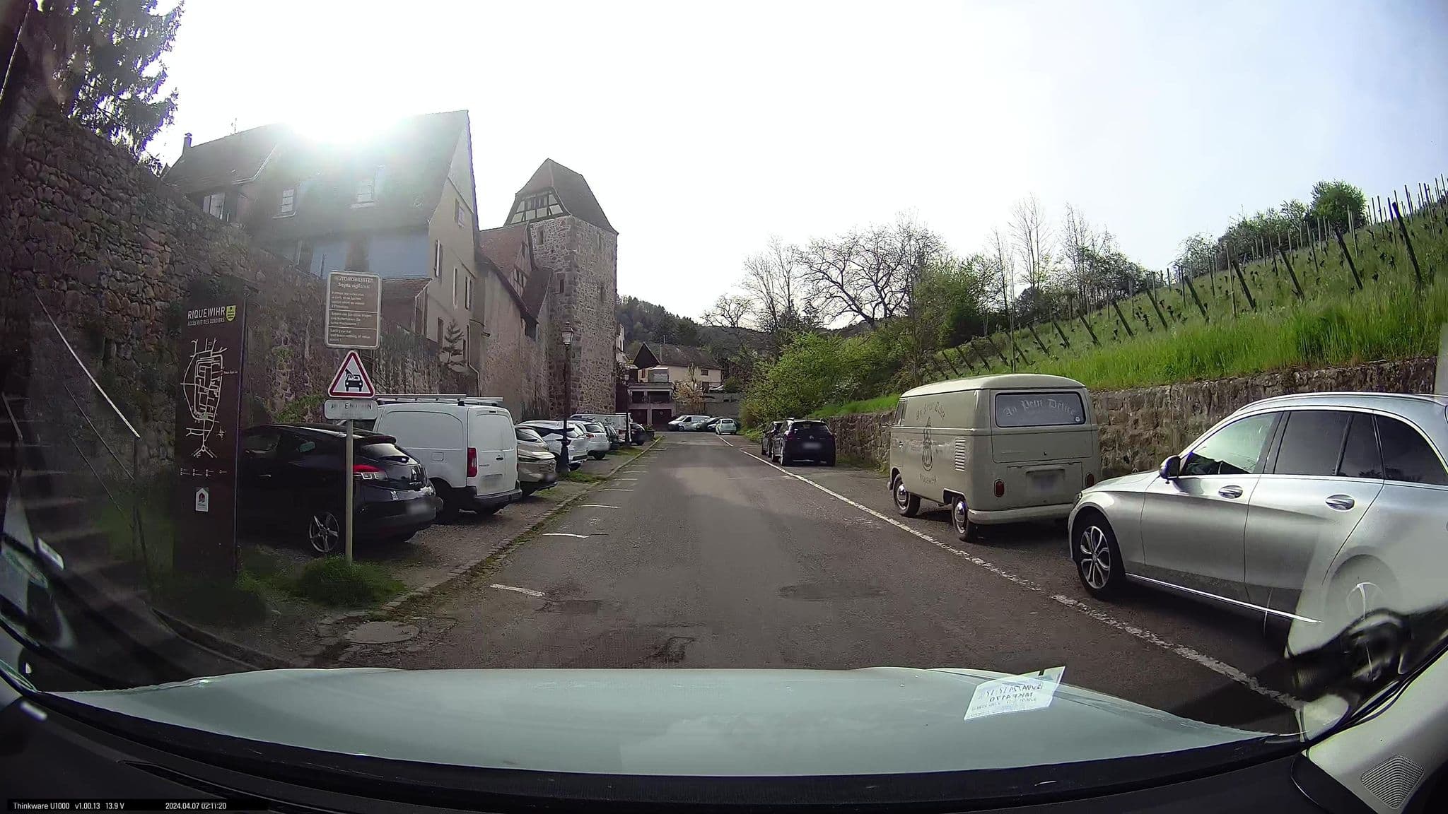 Street view near La Sentinelle, Riquewihr — © maxim752 (CC BY-SA · Mapillary)