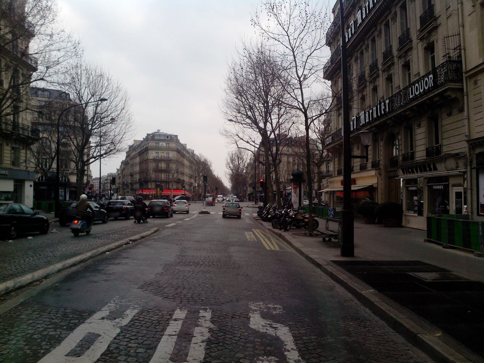 Street view near Hôtel Park-Lane, Paris 08 Élysée