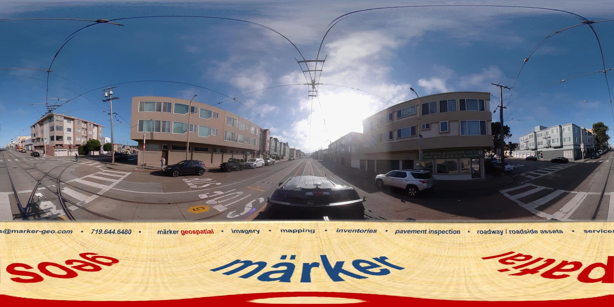 Street view near Clift Hotel, Parkside — © marker_geo1 (CC BY-SA · Mapillary)