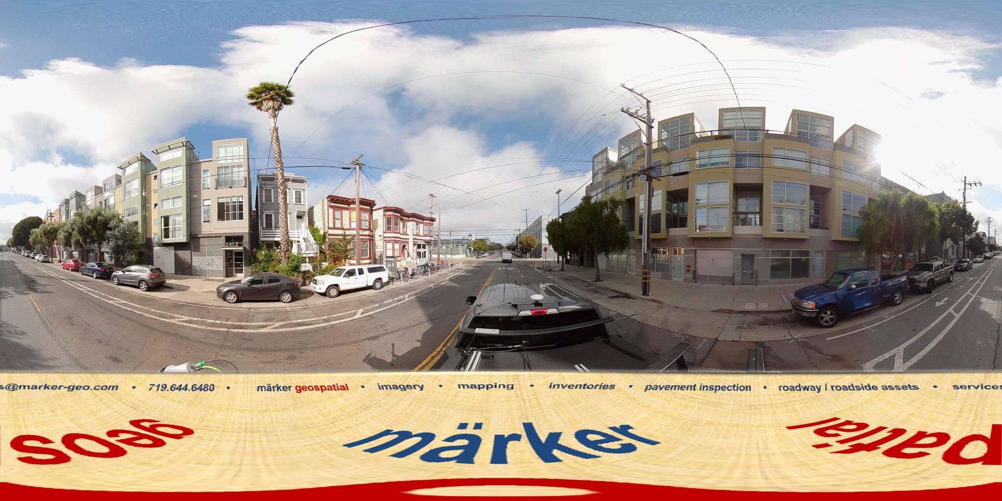 Street view near AirBnb Loft, Mission District — © marker_geo (CC BY-SA · Mapillary)