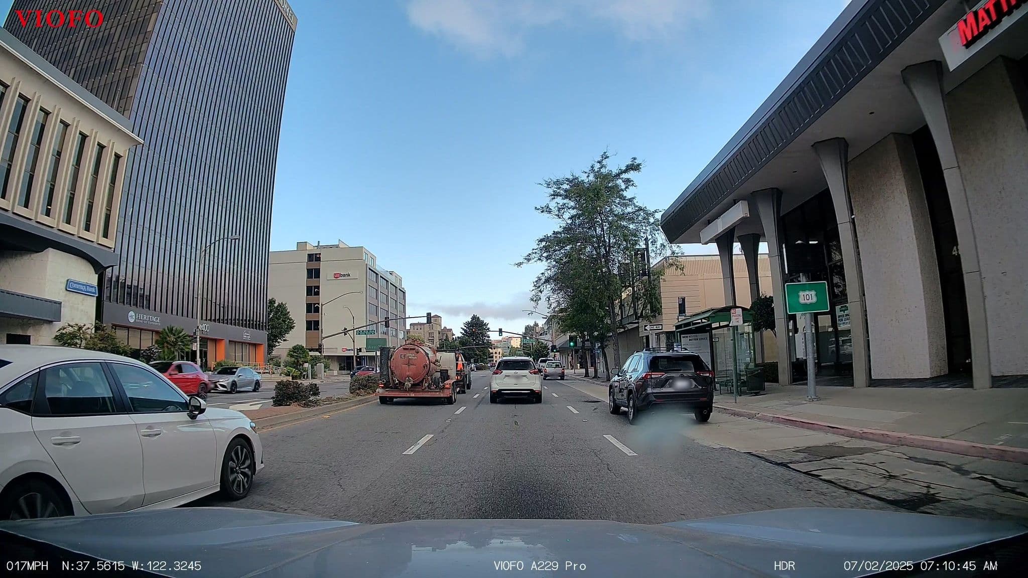 Street view near Pacific Hotel Management, San Mateo — © juzza (CC BY-SA · Mapillary)