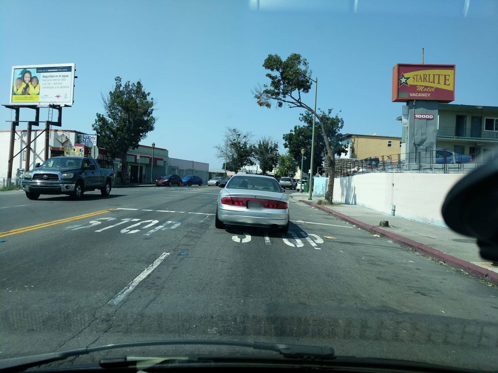 Street view near Starlite Motel, San Leandro — © daryldarko (CC BY-SA · Mapillary)