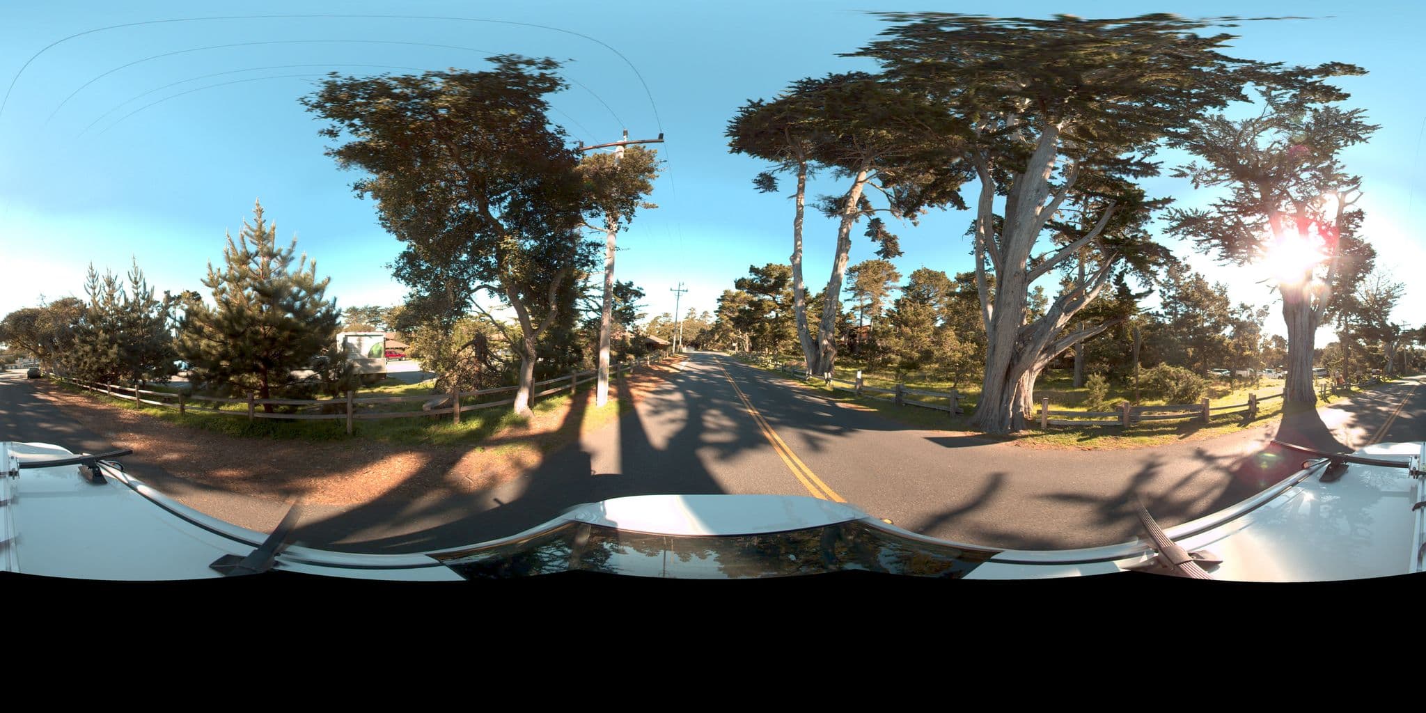 Street view near Tree Top Lodge - Asilomar, Pacific Grove — © rking (CC BY-SA · Mapillary)