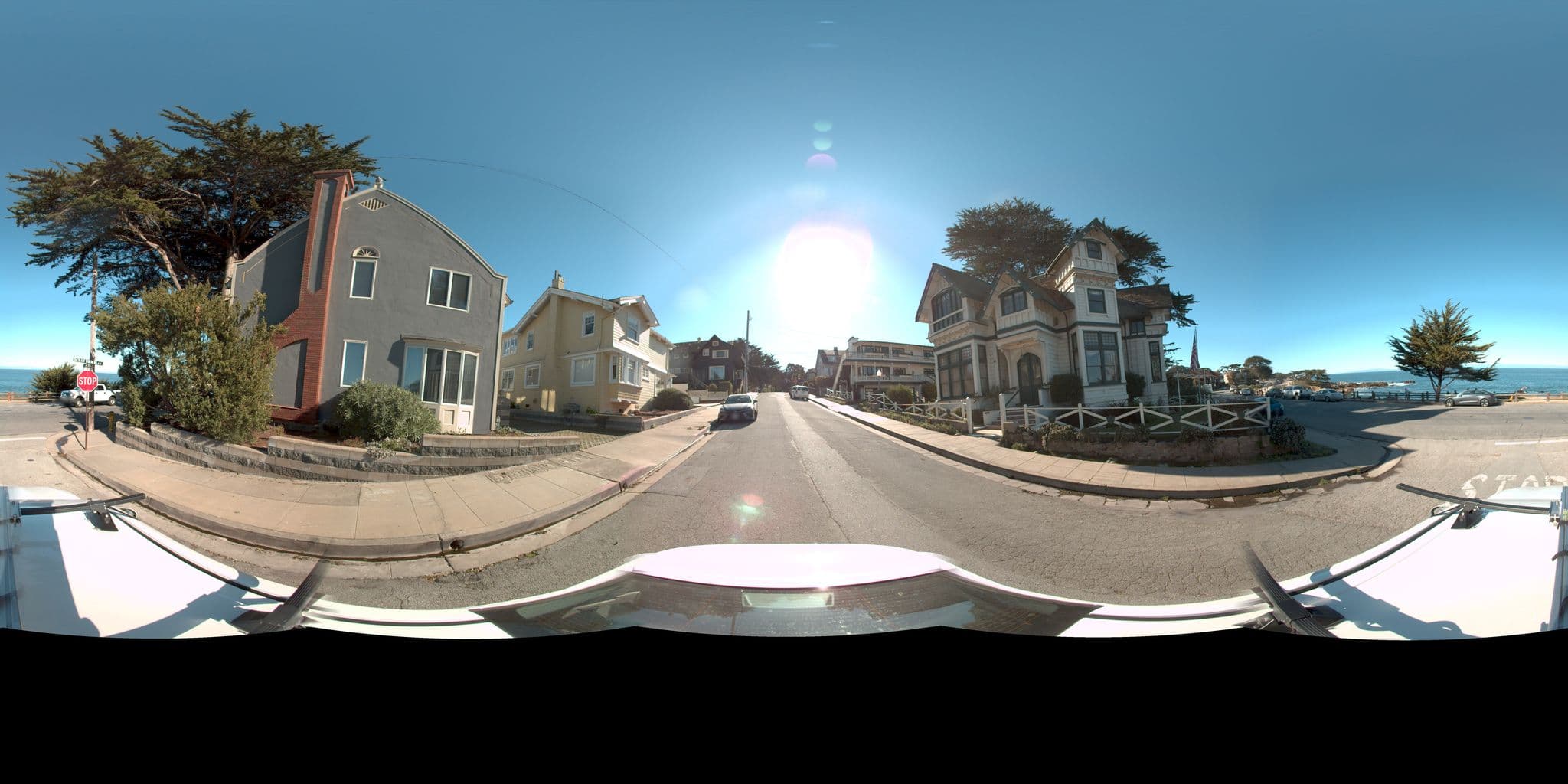 Street view near The Yellow House by the Sea, Pacific Grove — © rking (CC BY-SA · Mapillary)