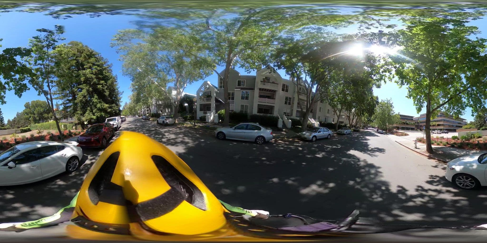 Street view near Global Luxury Suites at Castro Street, Mountain View — © pixelpete (CC BY-SA · Mapillary)