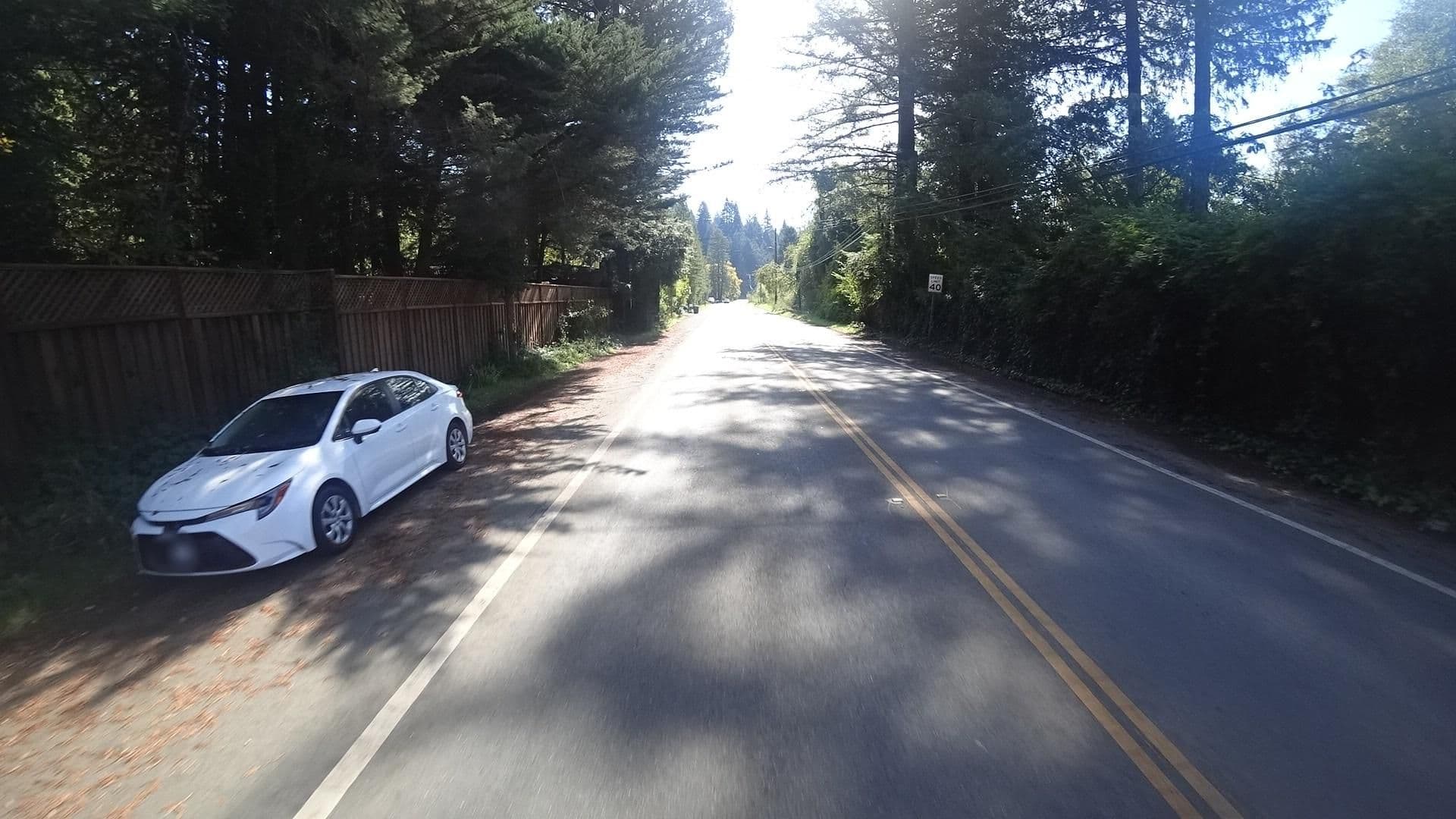 Street view near Deerpark Woods Trailer Resort, Guerneville — © marker_geo (CC BY-SA · Mapillary)