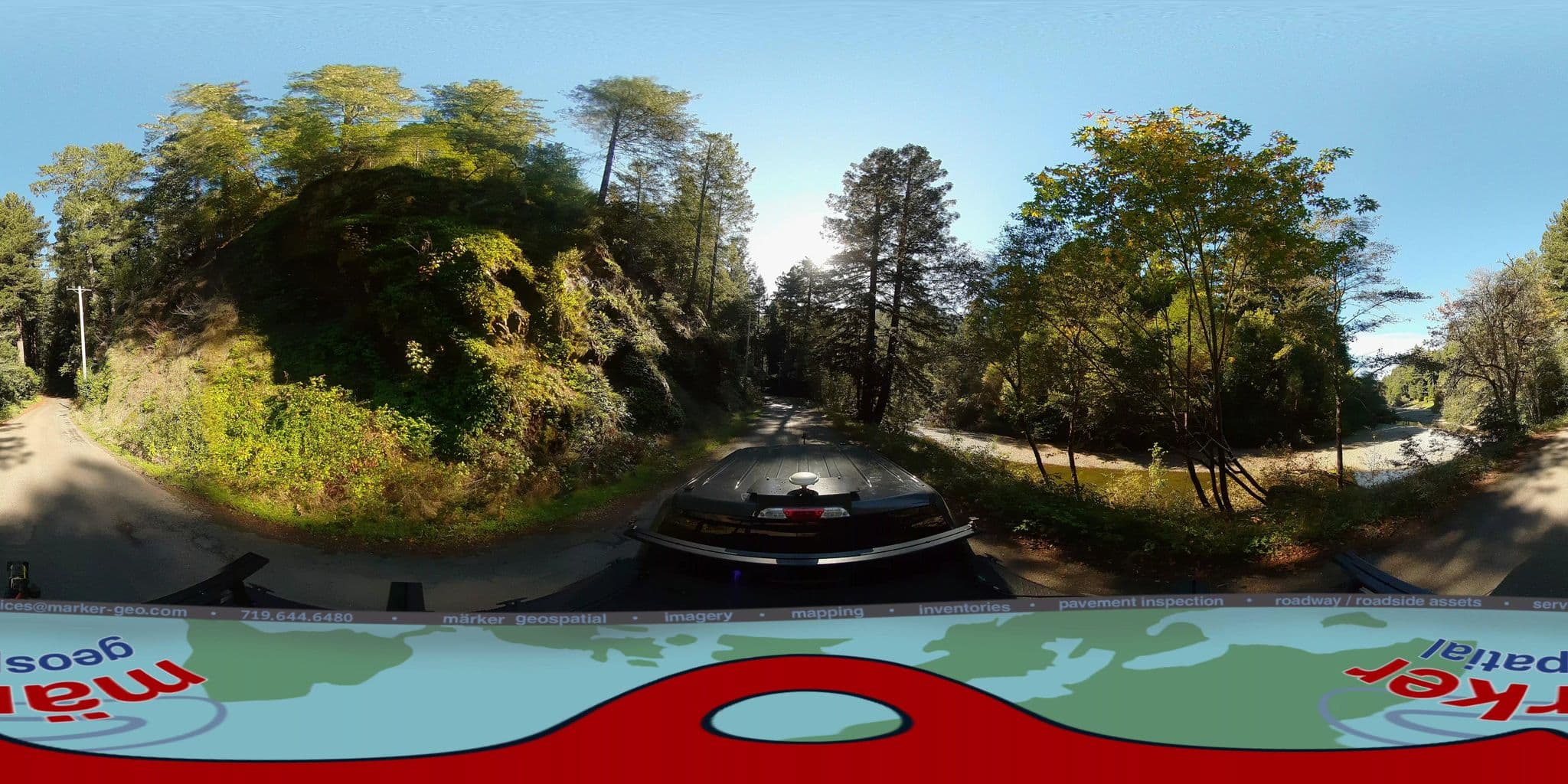 Street view near Lucy's Lair, Monte Rio — © marker_geo1 (CC BY-SA · Mapillary)