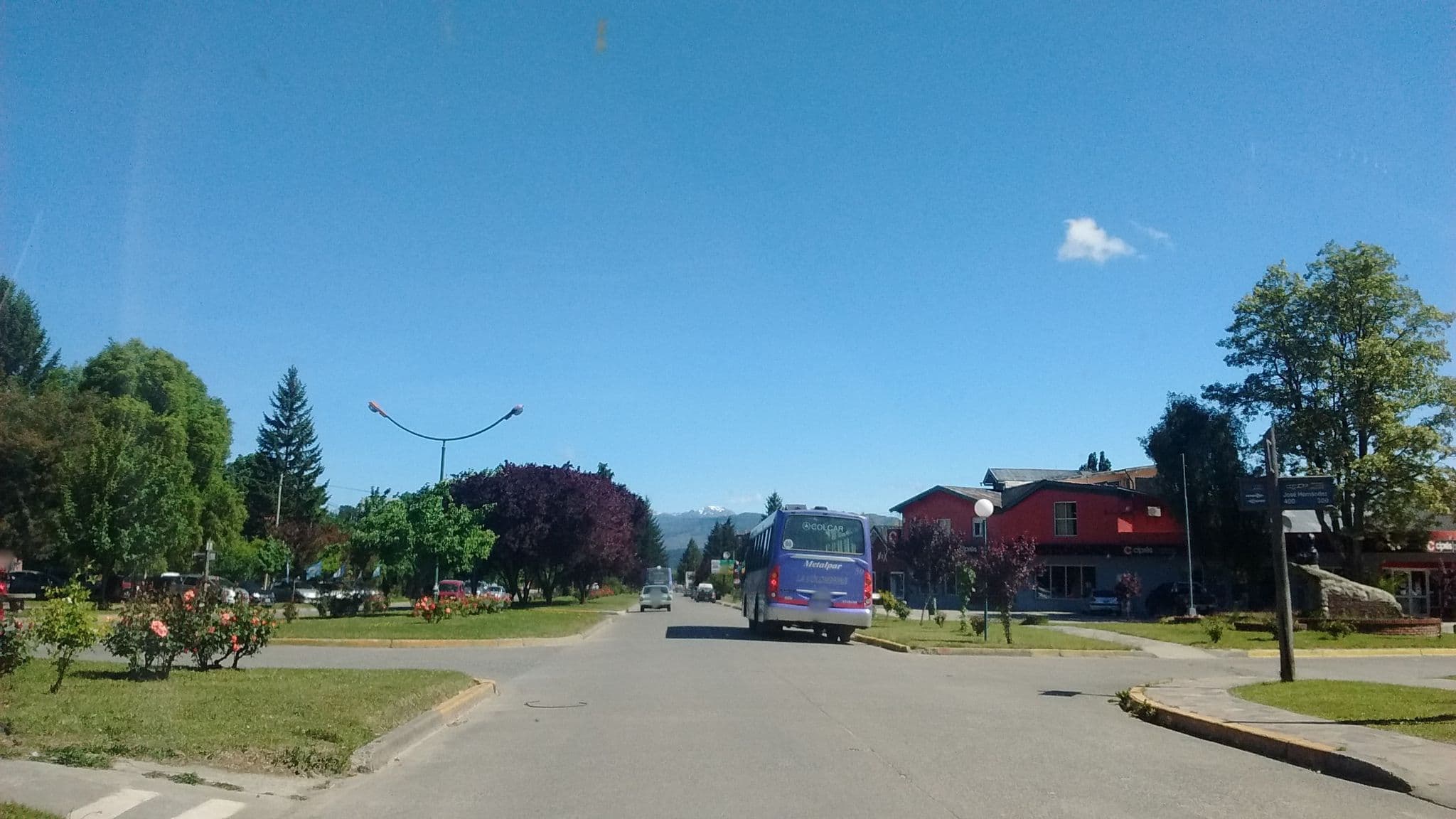 Street view near Hotel Cordillera, El Bolsón