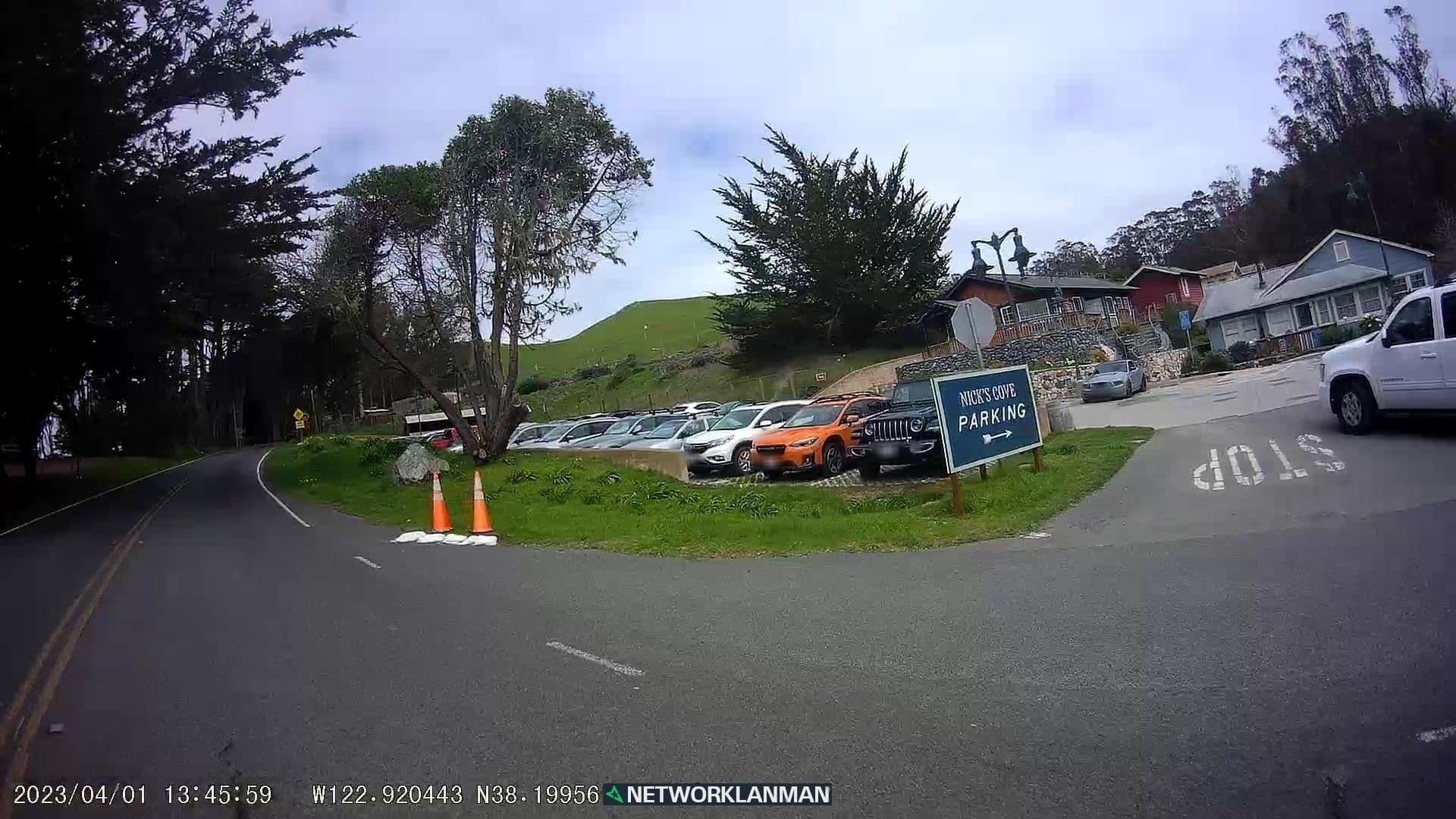 Street view near Fly Fisherman's Cottage at Nick's Cove, Bodega Bay — © networklanman (CC BY-SA · Mapillary)