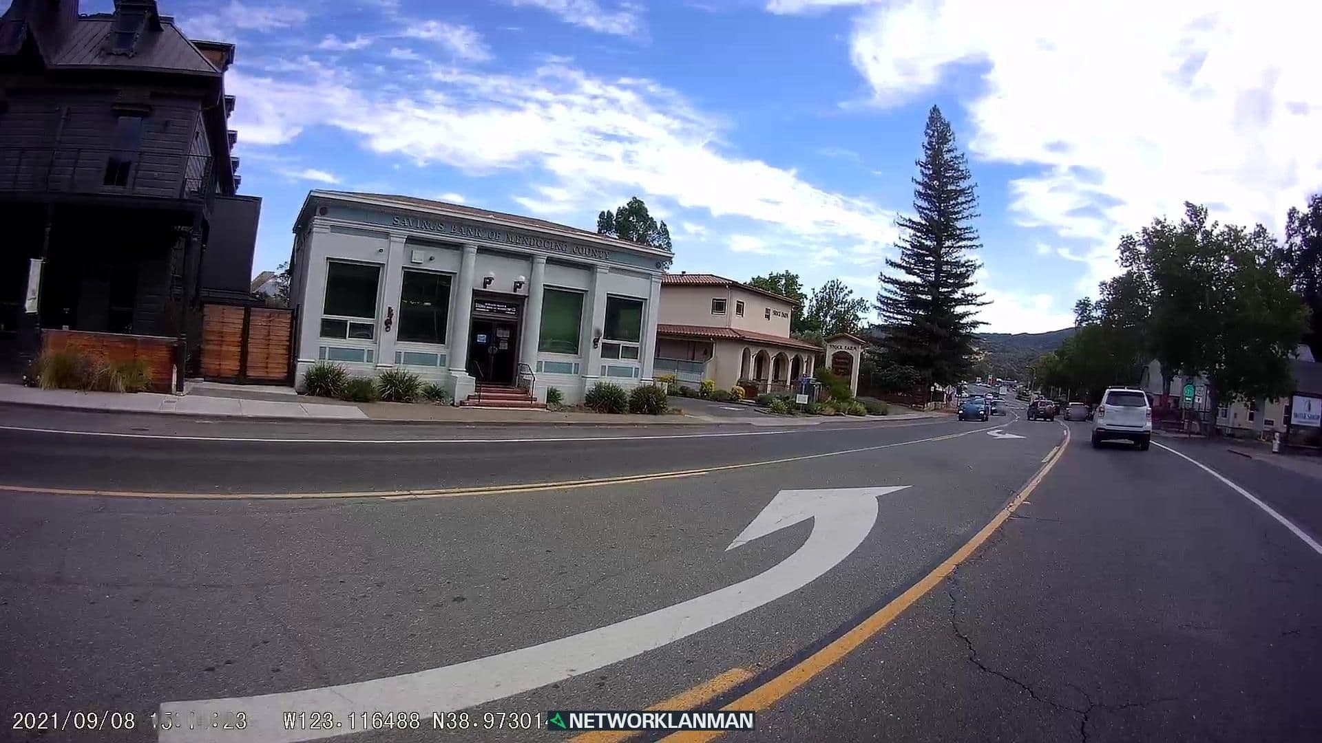 Street view near Hopland Inn, Talmage — © networklanman (CC BY-SA · Mapillary)