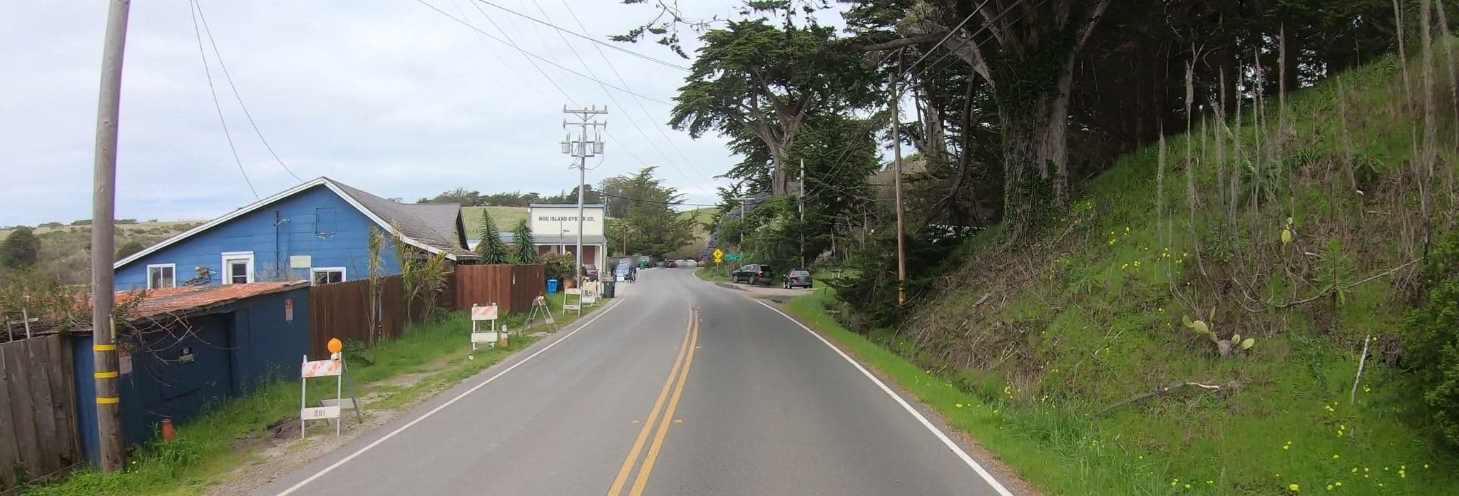Street view near The Coal & Feed, Bodega Bay — © networklanman (CC BY-SA · Mapillary)