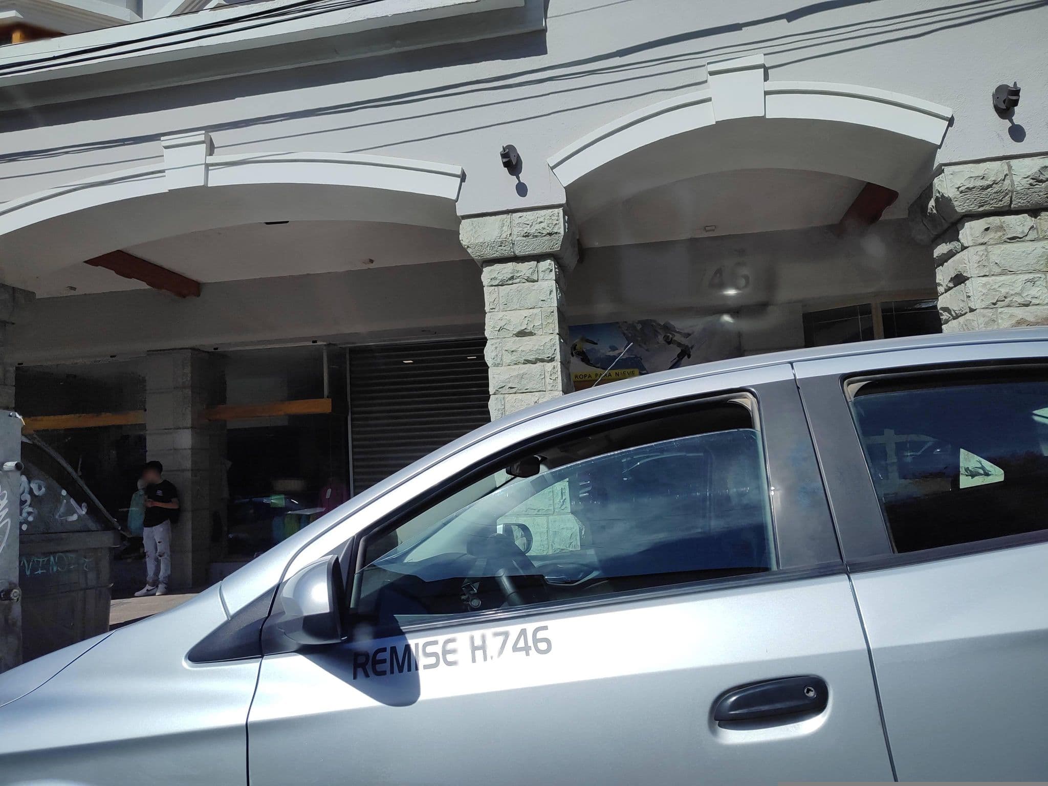 Street view near Nevada Hotel, San Carlos de Bariloche