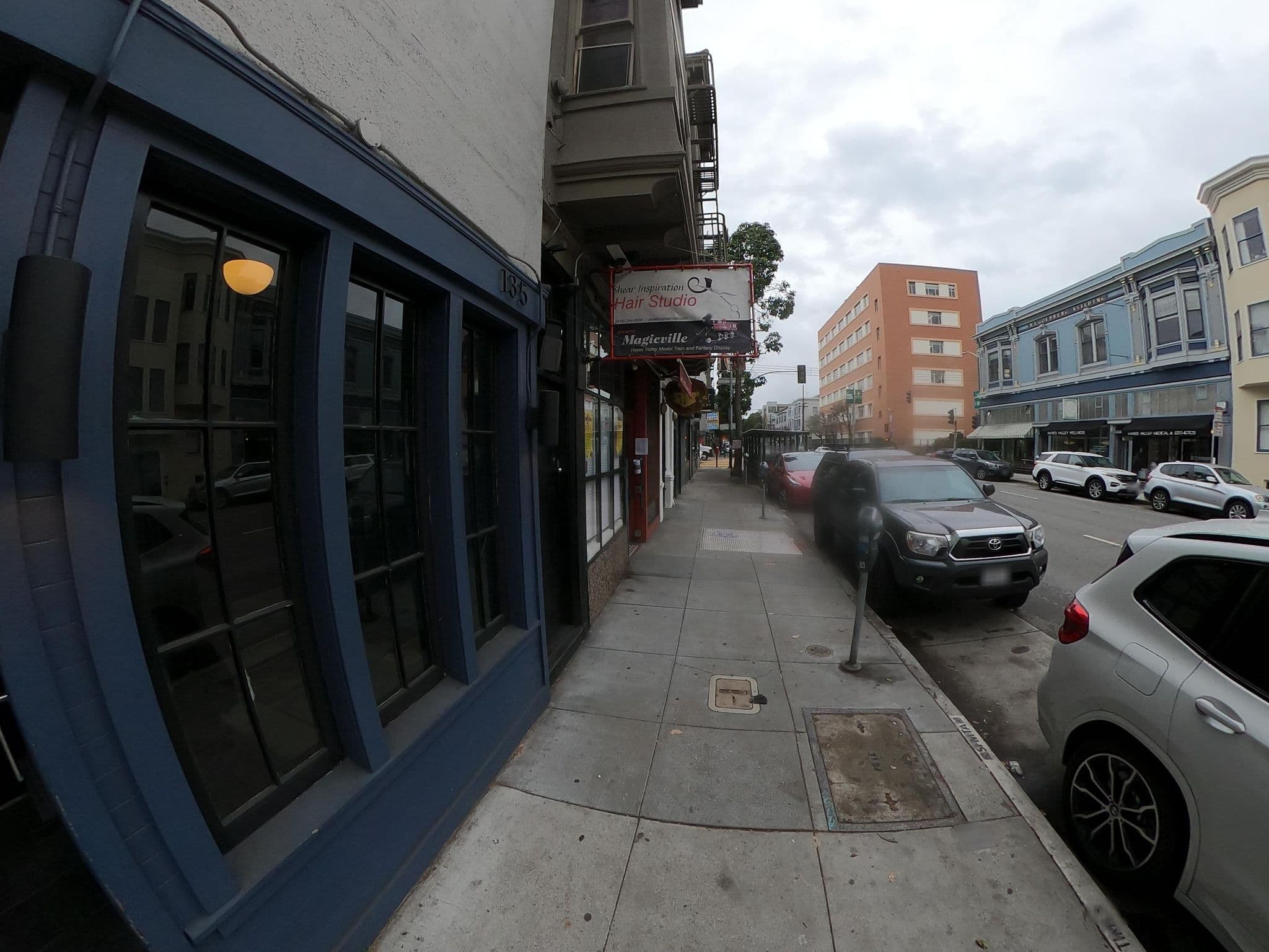 Street view near Sleep Over Sauce, San Francisco — © CartographDots (CC BY-SA · Mapillary)