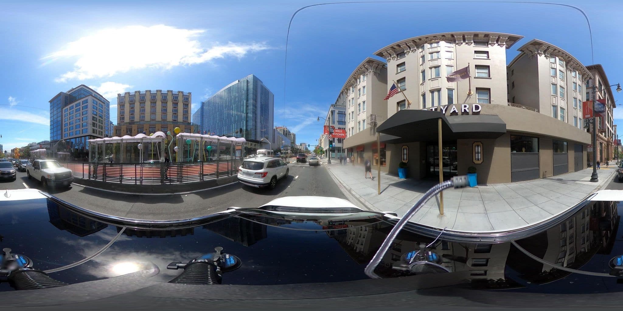 Street view near Opal Hotel, San Francisco — © GoProMAX3M (CC BY-SA · Mapillary)