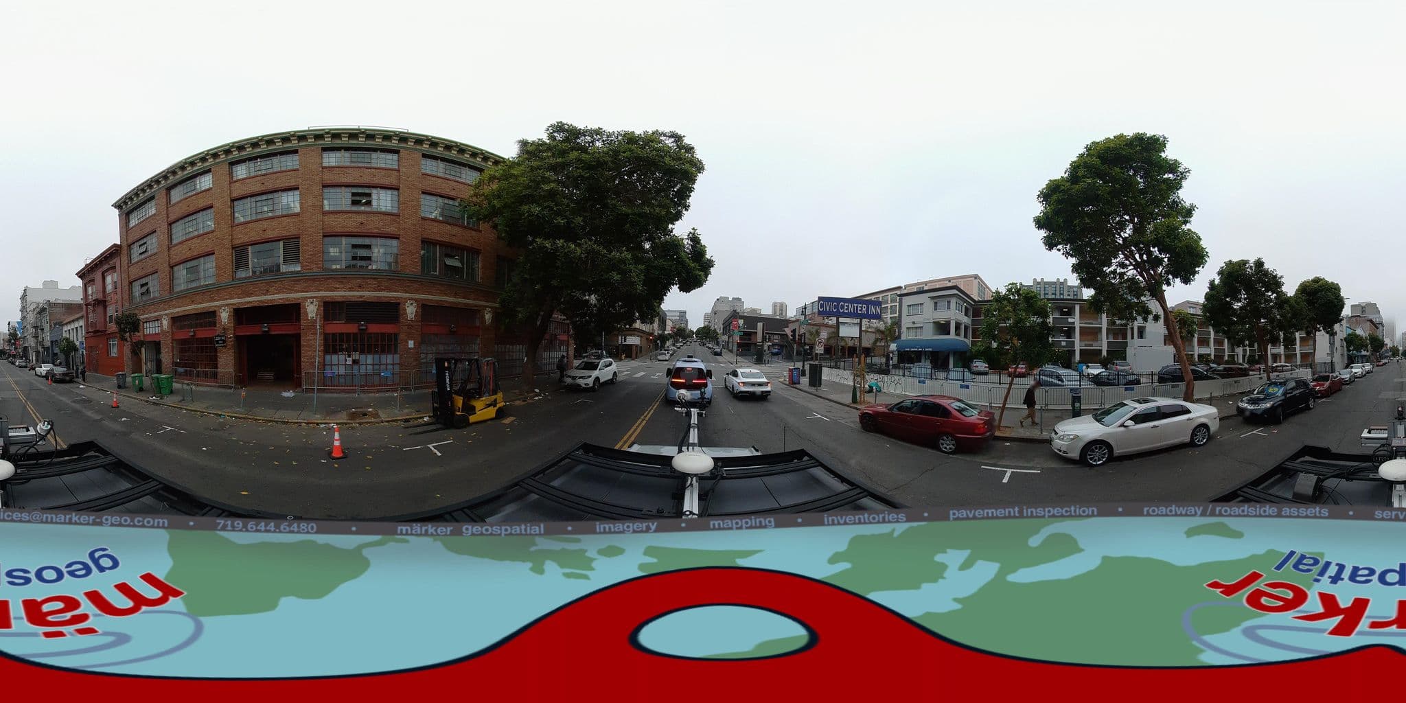 Street view near Travelodge, San Francisco — © marker_geo1 (CC BY-SA · Mapillary)