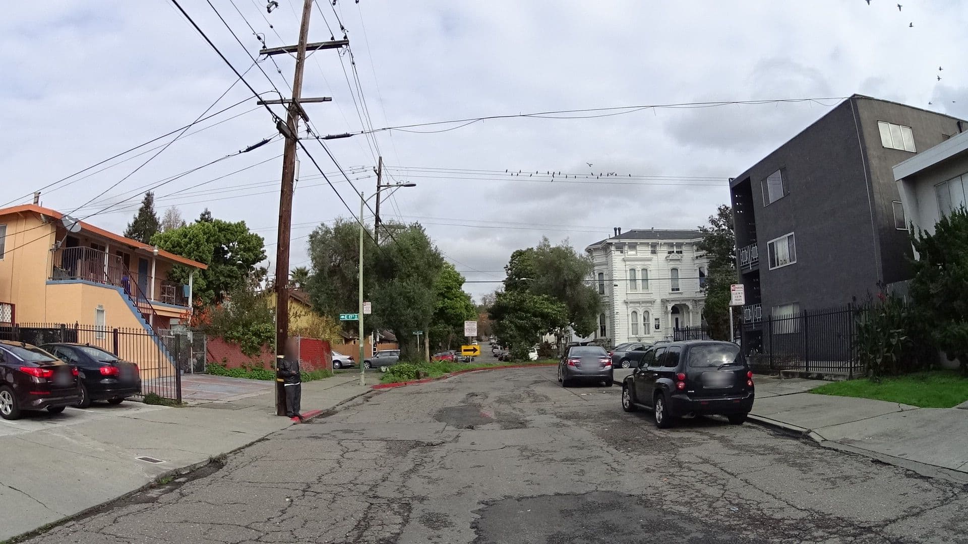 Street view near German’s Airbnb, Oakland — © bhousel (CC BY-SA · Mapillary)