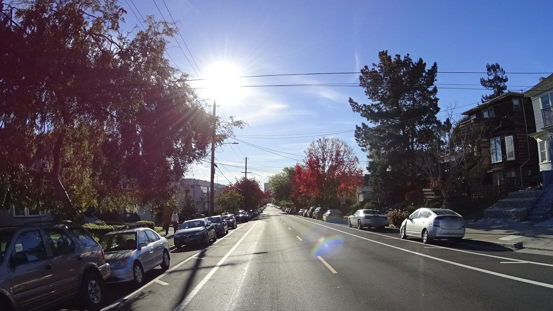 Street view near Andrea's Oakland Oasis, Piedmont — © bhousel (CC BY-SA · Mapillary)