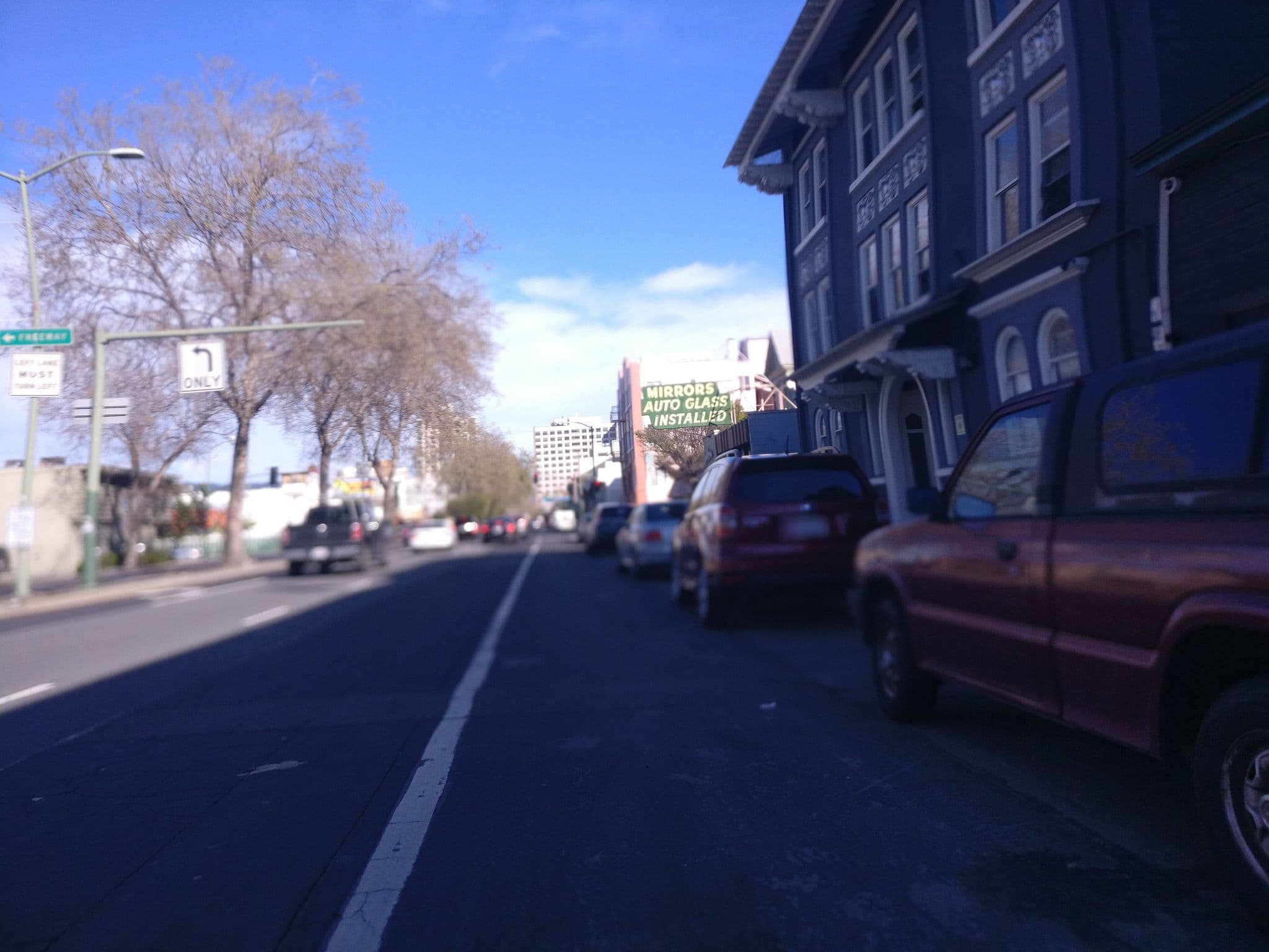 Street view near Grand Hotel, Oakland — © nereocystis (CC BY-SA · Mapillary)