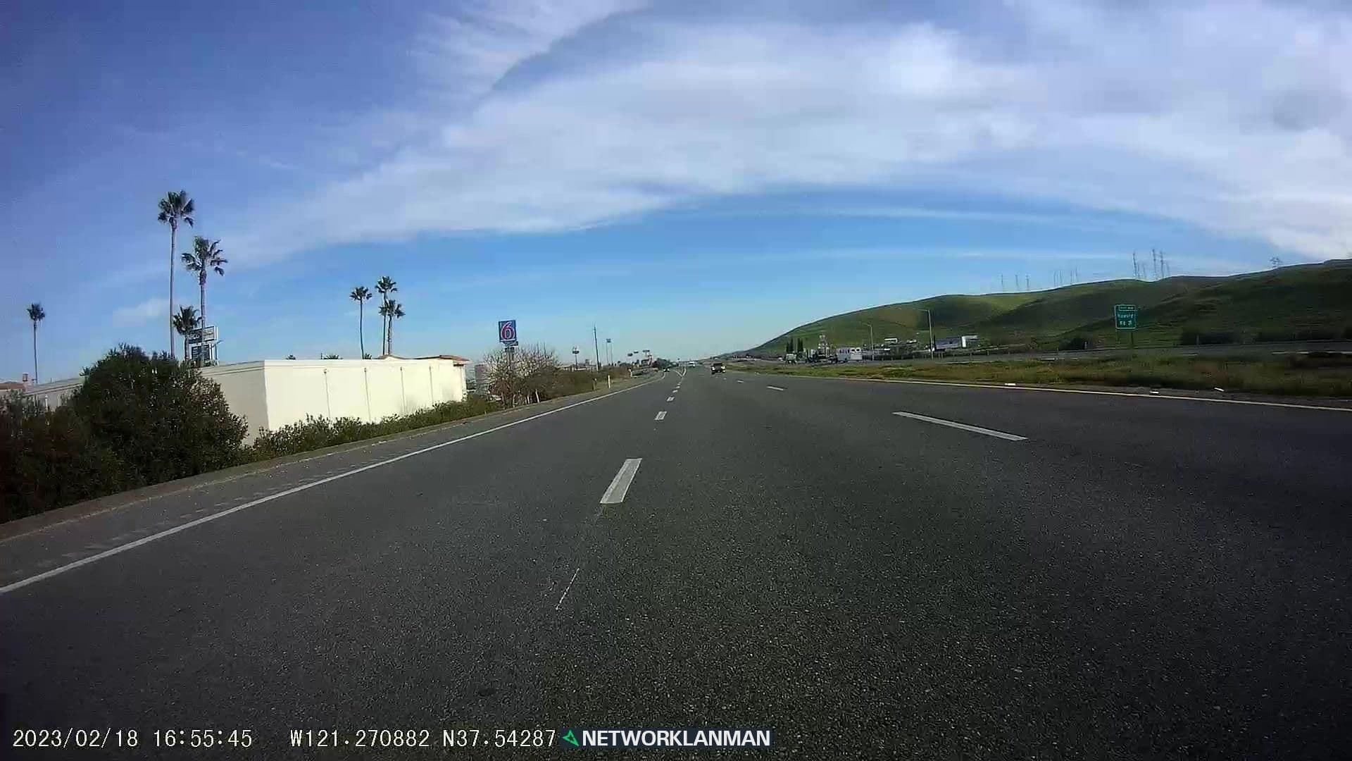 Street view near Motel 6 Westley CA, Patterson — © networklanman (CC BY-SA · Mapillary)
