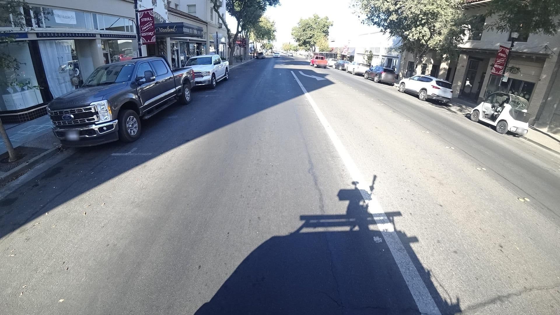 Street view near Woodland Historic Hotel, Woodland — © marker_geo (CC BY-SA · Mapillary)